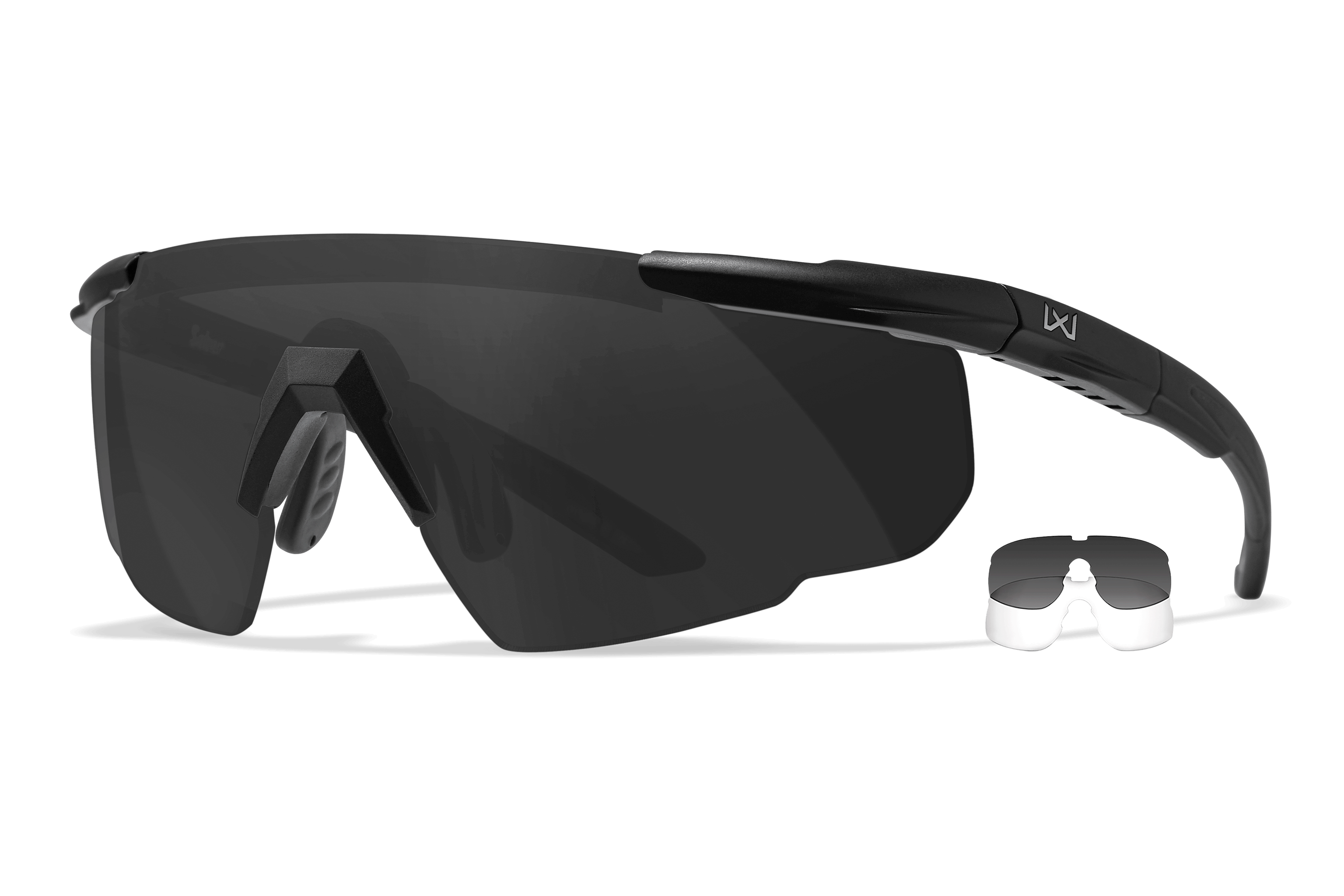 Saber Advanced - Smoke Grey/Clear Lenses | Wiley X