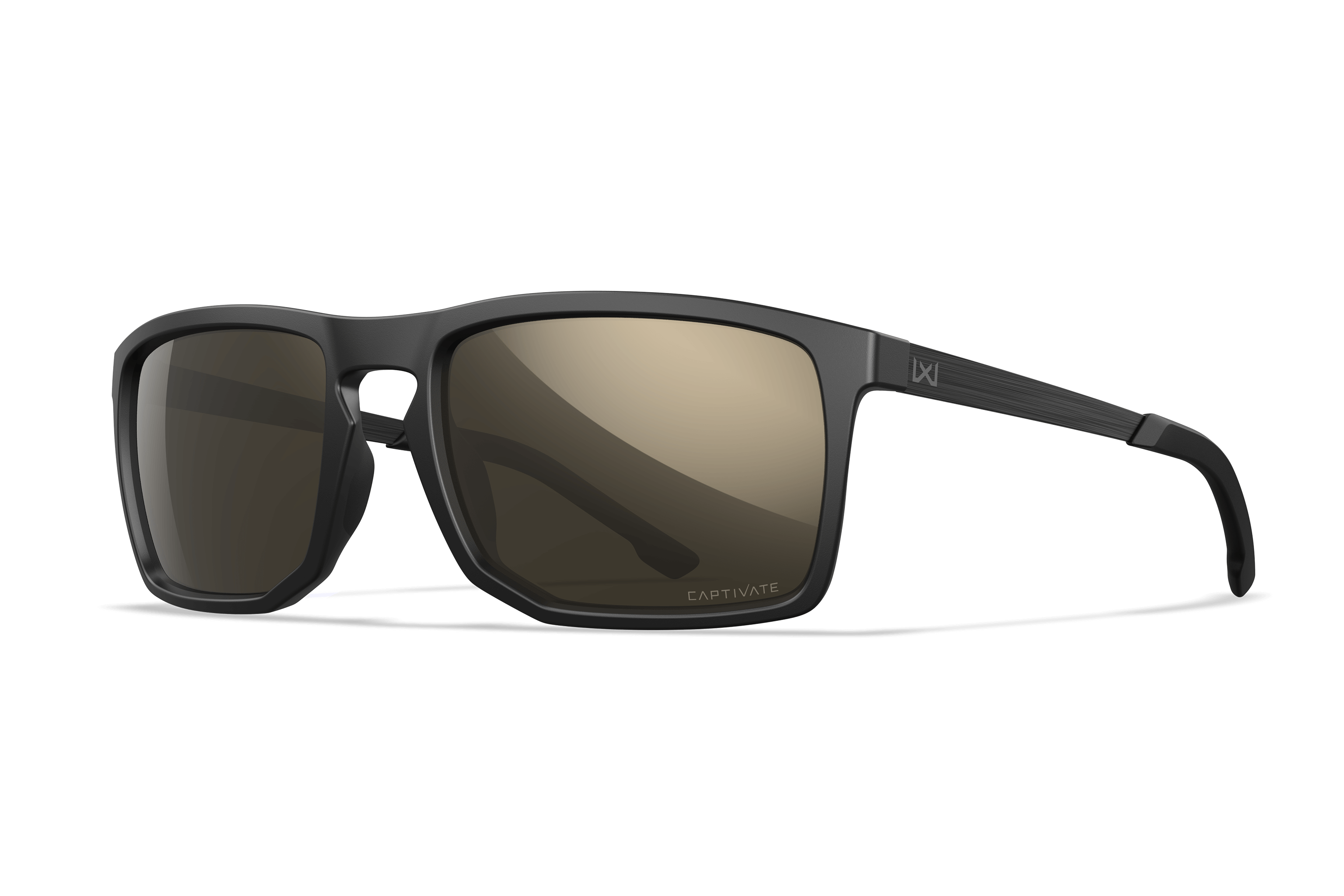 WX Axe Sunglasses - CAPTIVATE™ Polarized Tungsten Mirror Lenses WX Axe Sunglasses - CAPTIVATE™ Polarized Tungsten Mirror Lenses