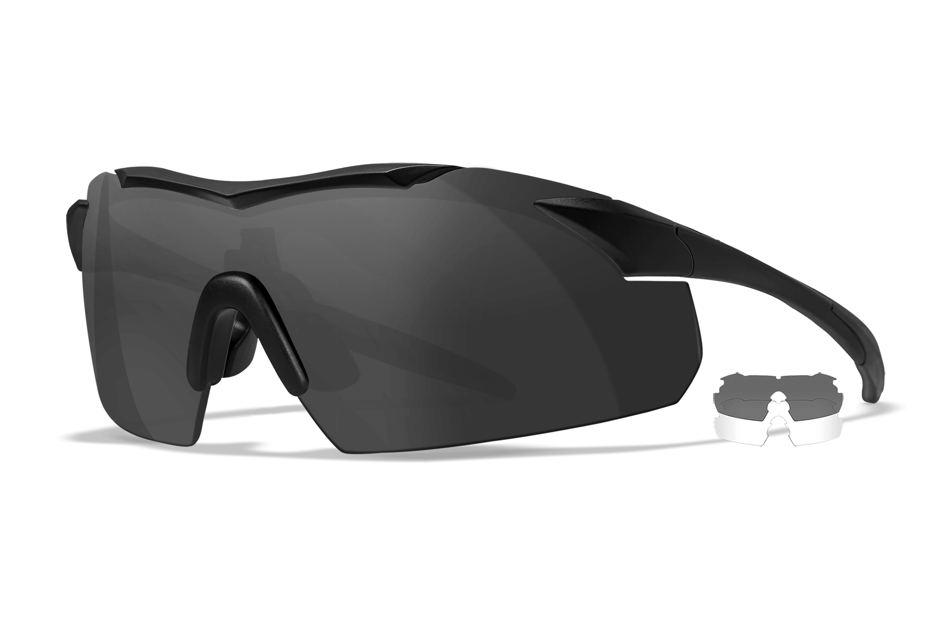 WX Vapor Sunglasses - Smoke Grey / Clear Lenses | Wiley X WX Vapor Sunglasses - Smoke Grey / Clear Lenses | Wiley X