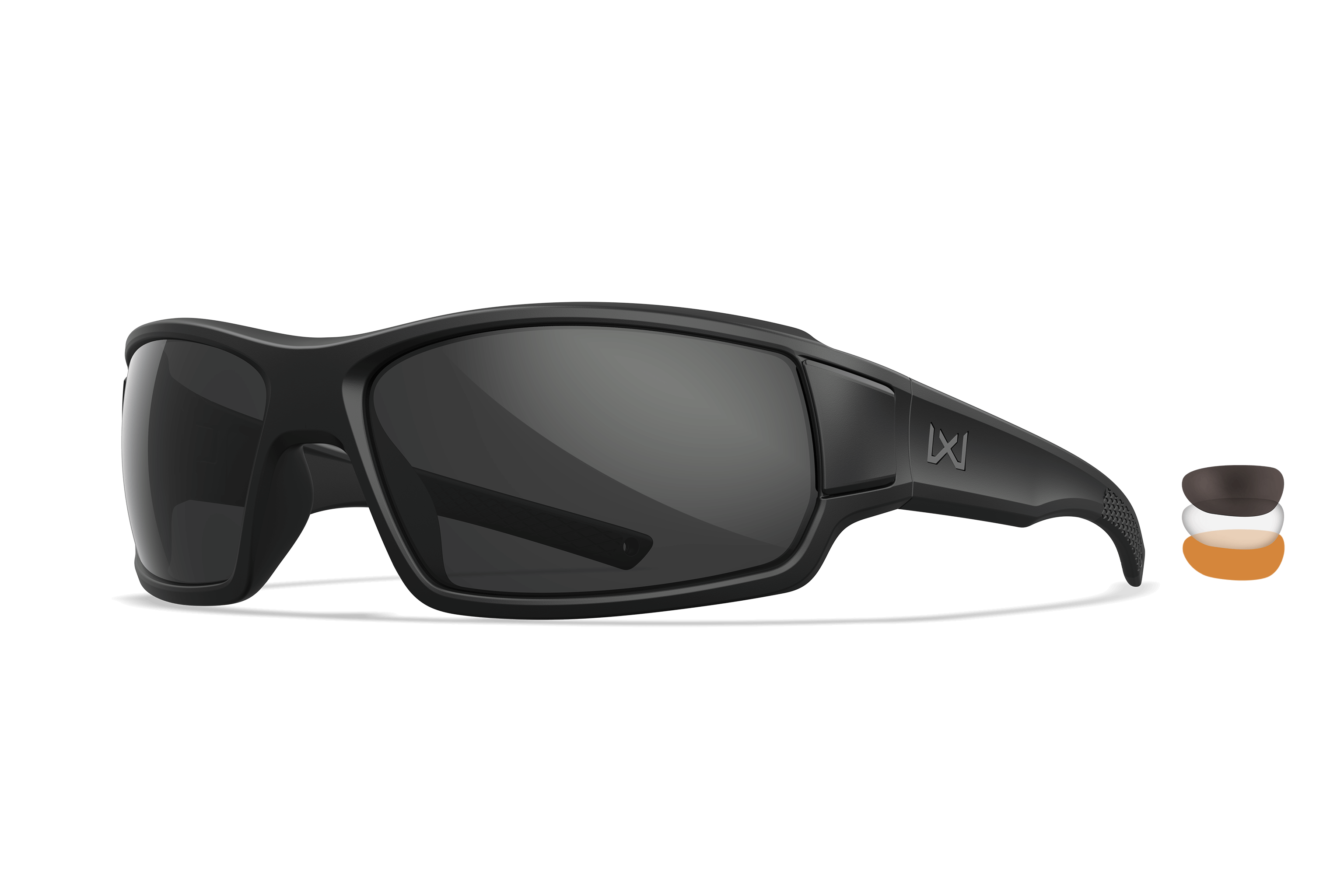 WX Breach 2.5 XL Sunglasses - Grey/Clear/Rust Lenses - Matte Black WX Breach 2.5 XL Sunglasses - Grey/Clear/Rust Lenses - Matte Black