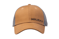 WX Trucker Hat (Tan/Black) Front