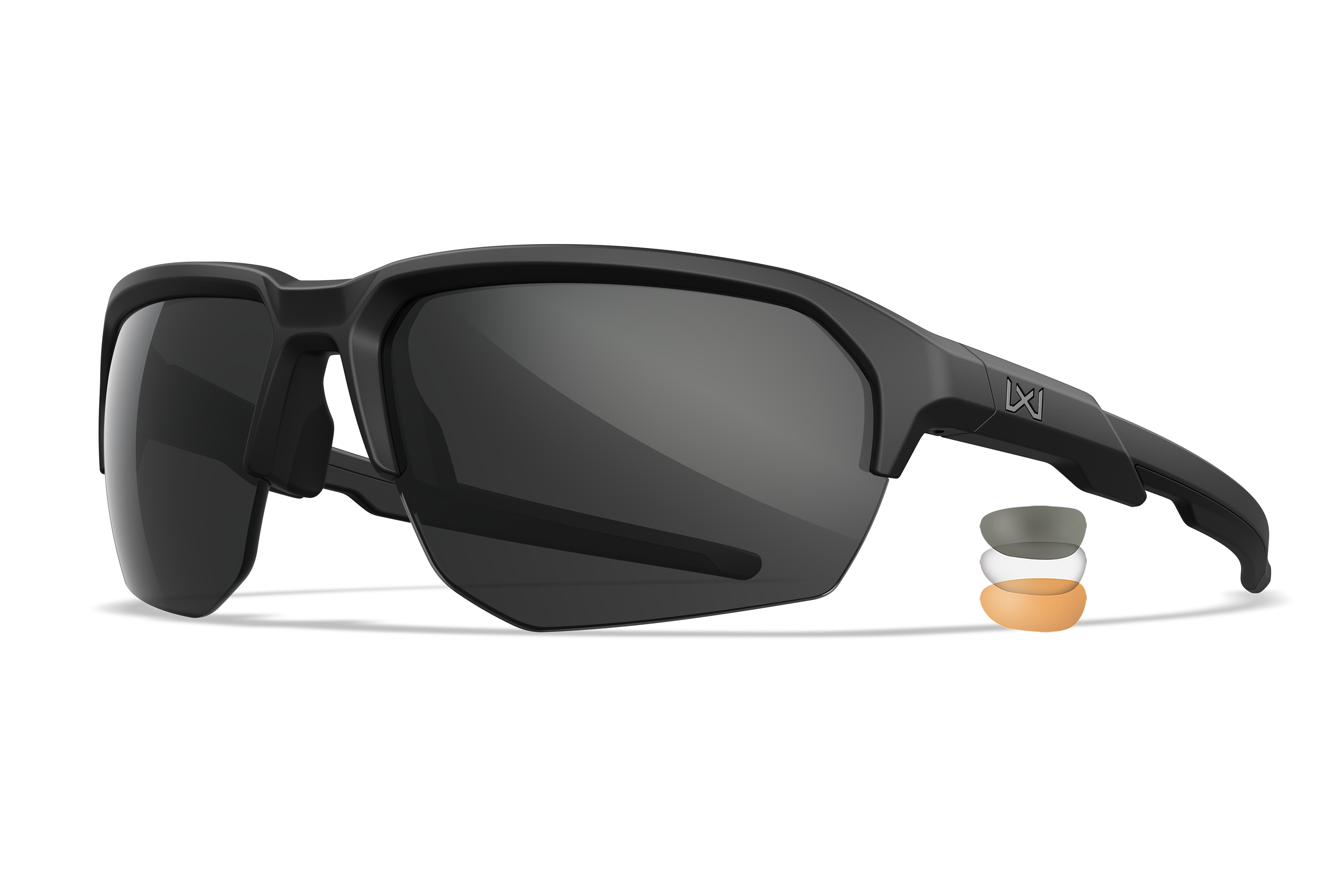 WX JAKL Sunglasses - Grey / Clear / Rust Lenses | Wiley X WX JAKL Sunglasses - Grey / Clear / Rust Lenses | Wiley X