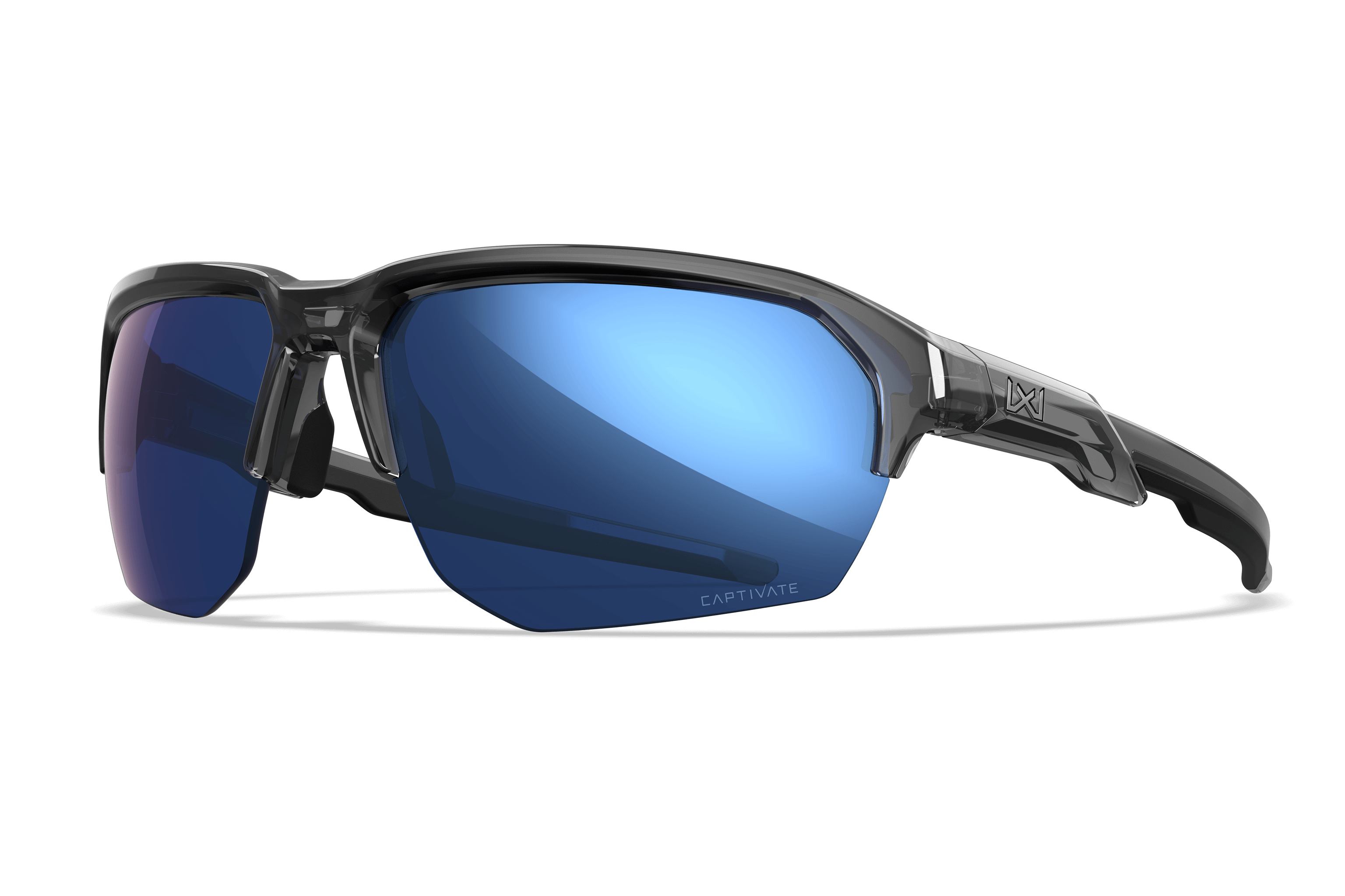 WX JAKL Sunglasses - CAPTIVATE™ Polarized Blue Mirror Lenses | Wiley X WX JAKL Sunglasses - CAPTIVATE™ Polarized Blue Mirror Lenses | Wiley X