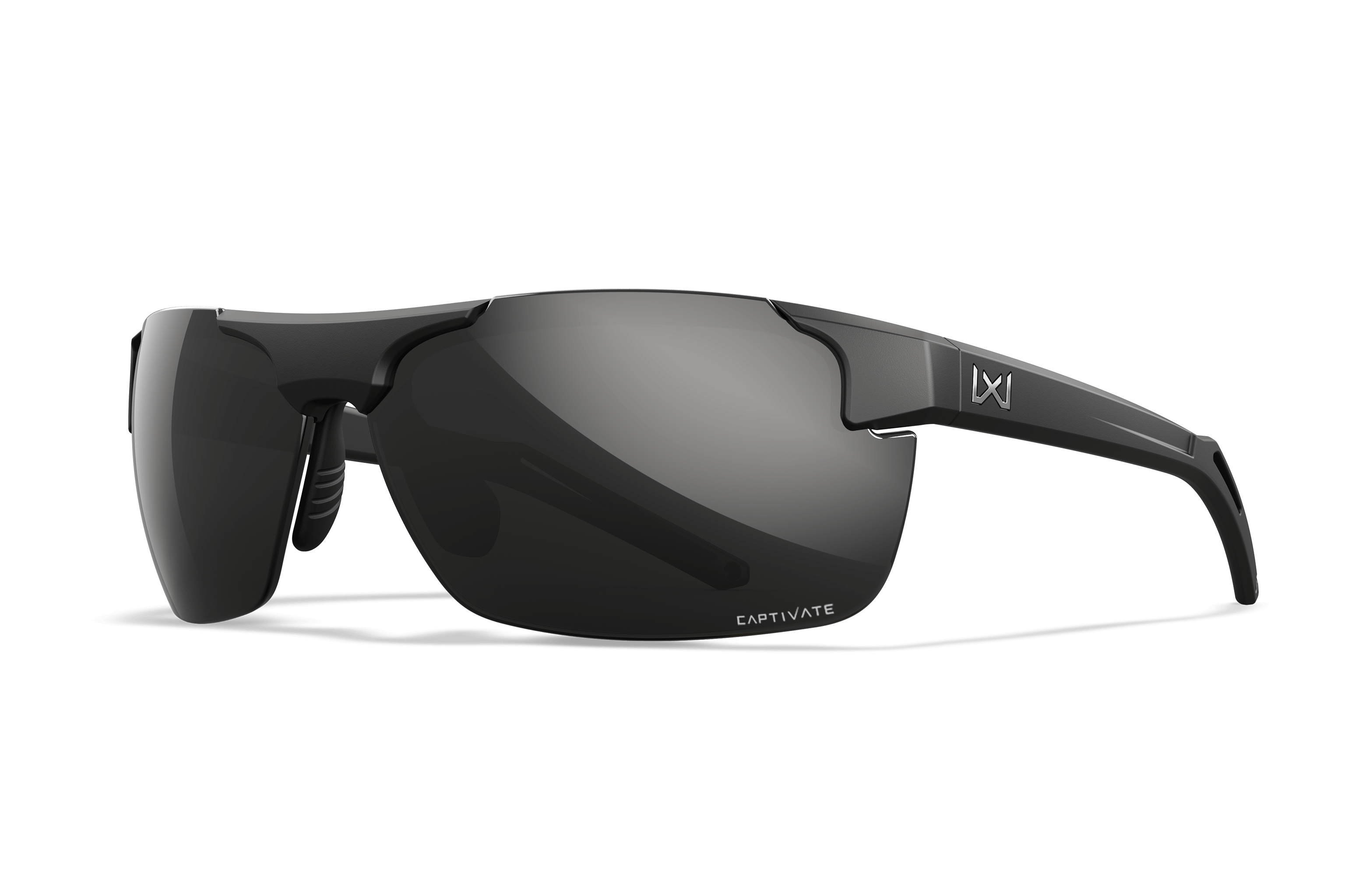 WX Prime Sunglasses - CAPTIVATE™ Polarized Black Mirror Lenses