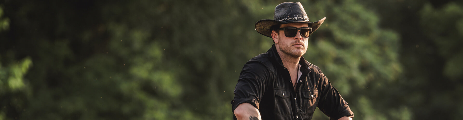 Man outdoors wearing the Wiley X WX Trek sunglasses