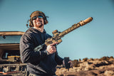 Man wearing the WX Jakl on the range - the latest in tactical sunglasses