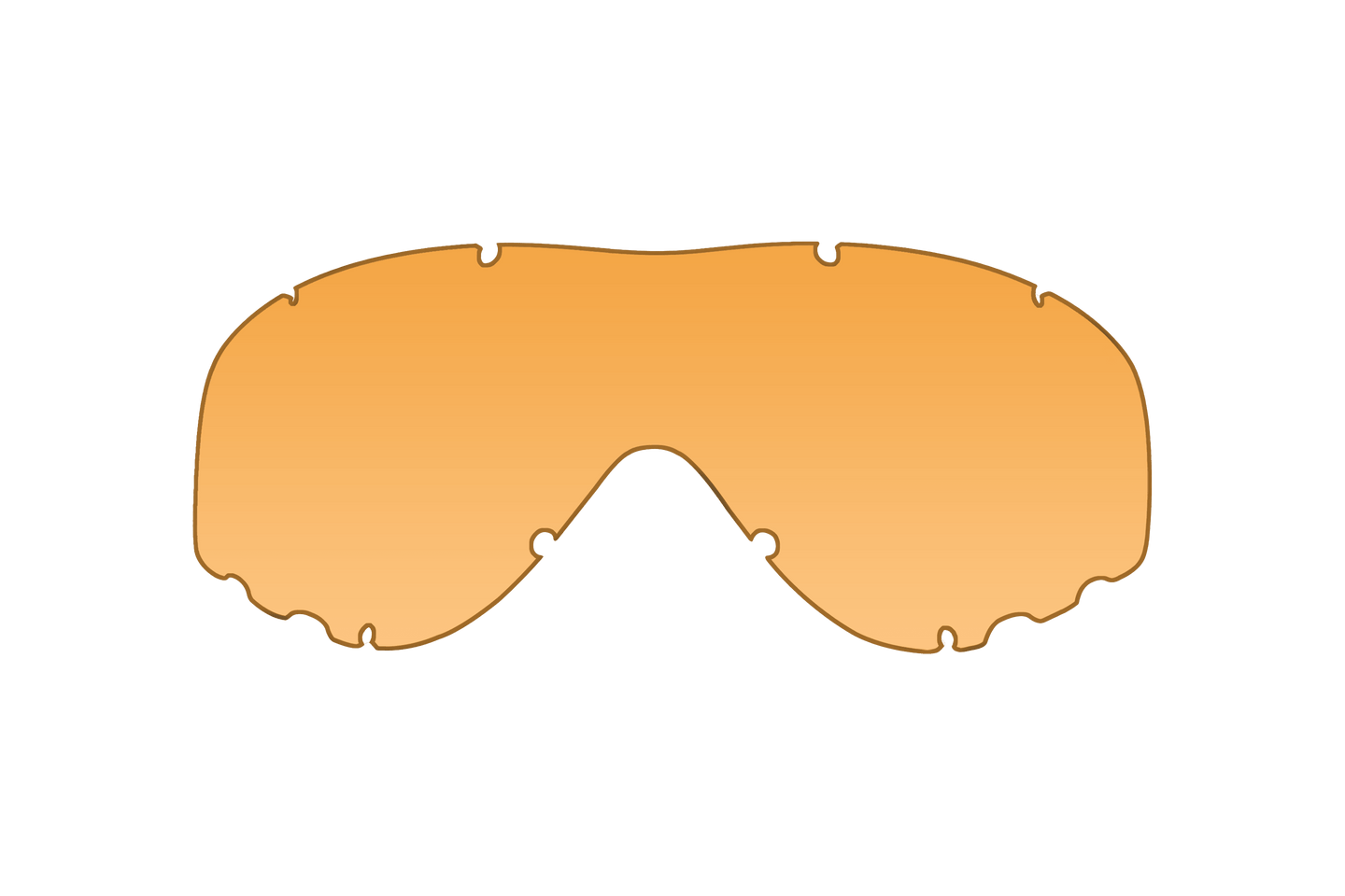 Coppia Lenti Arancione Occhiali Wiley X Valor Coppia Lenti Arancione Occhiali Wiley X Valor