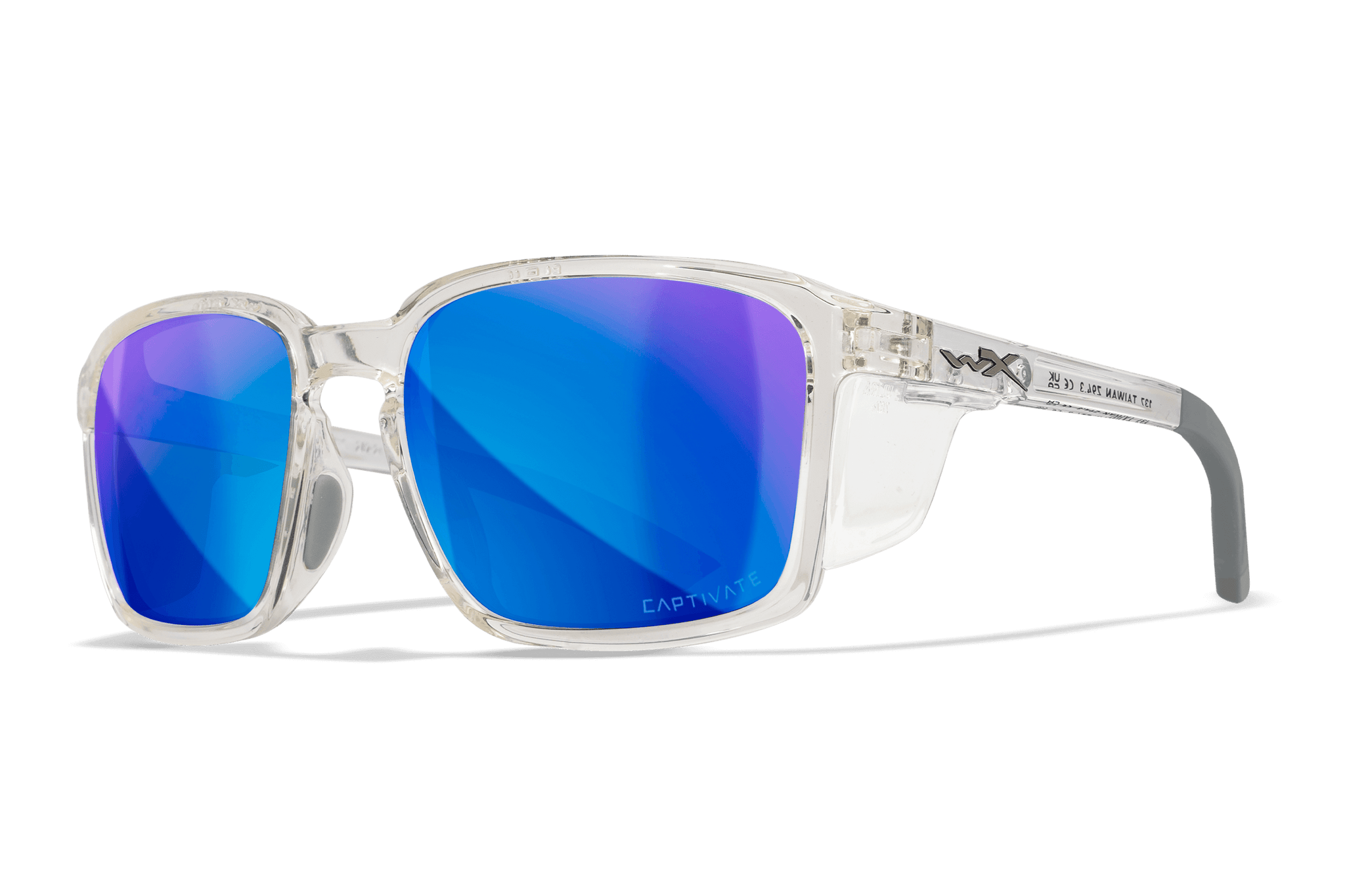WX Alfa Sunglasses - CAPTIVATE™ Polarized Blue Mirror Lenses | Wiley X WX Alfa Sunglasses - CAPTIVATE™ Polarized Blue Mirror Lenses | Wiley X