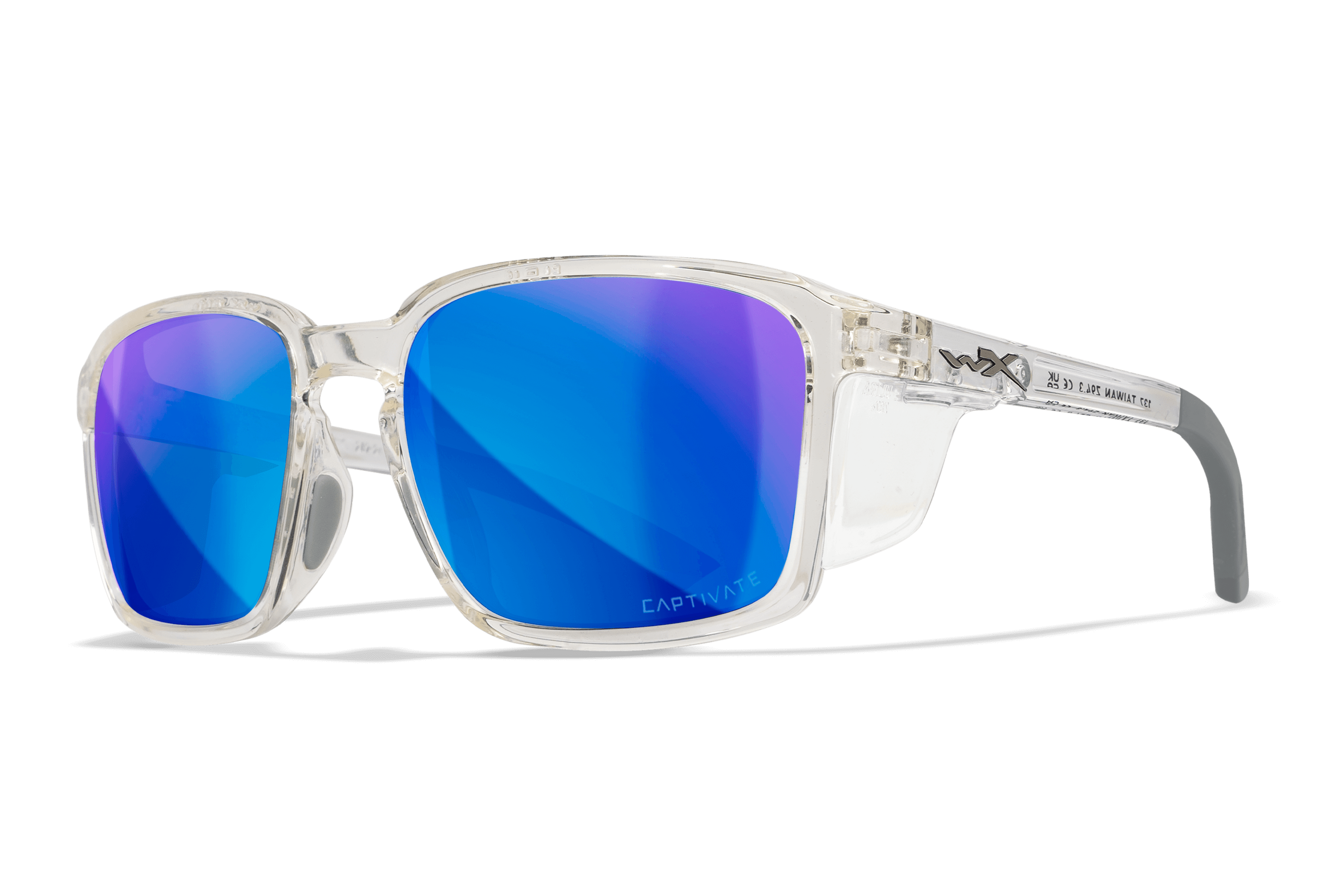 WX Alfa Sunglasses - CAPTIVATE™ Polarized Blue Mirror Lenses | Wiley X WX Alfa Sunglasses - CAPTIVATE™ Polarized Blue Mirror Lenses | Wiley X