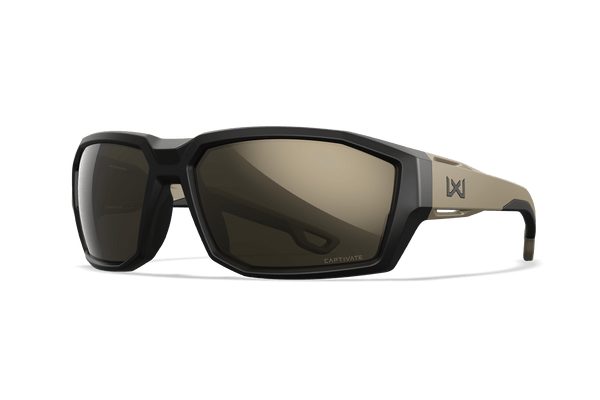 WX Alpine Sunglasses - Tungsten Lenses Black Frame | Wiley X