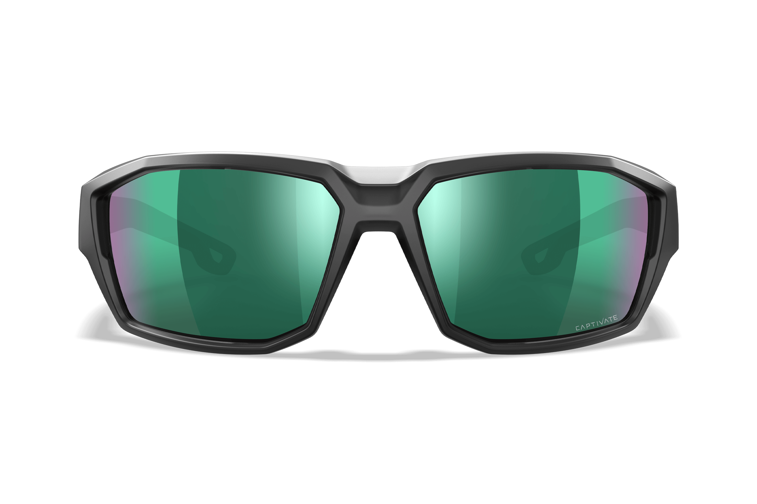 WX Alpine Sunglasses - Green Lenses Black Frame | Wiley X