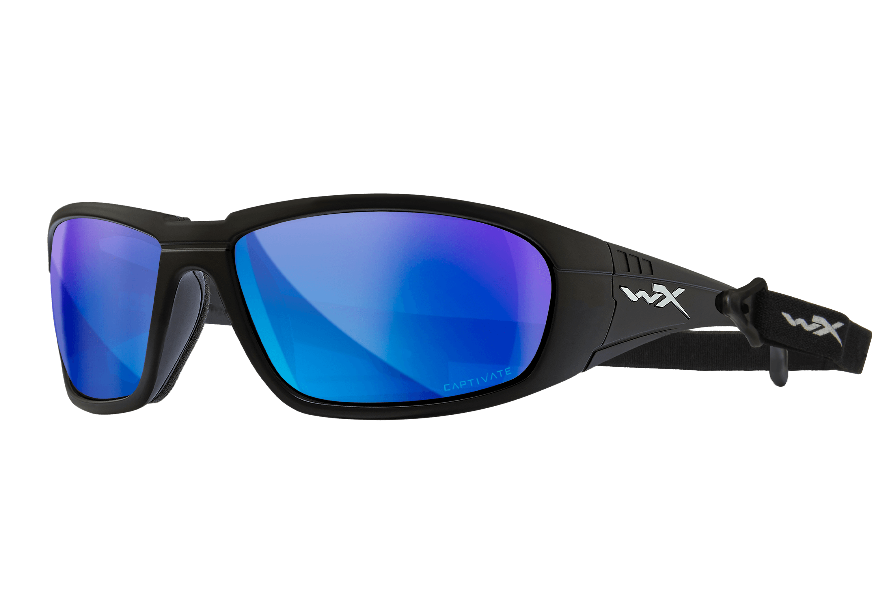 WX Boss Sunglasses - CAPTIVATE™ Polarized Blue Mirror Lenses | Wiley X