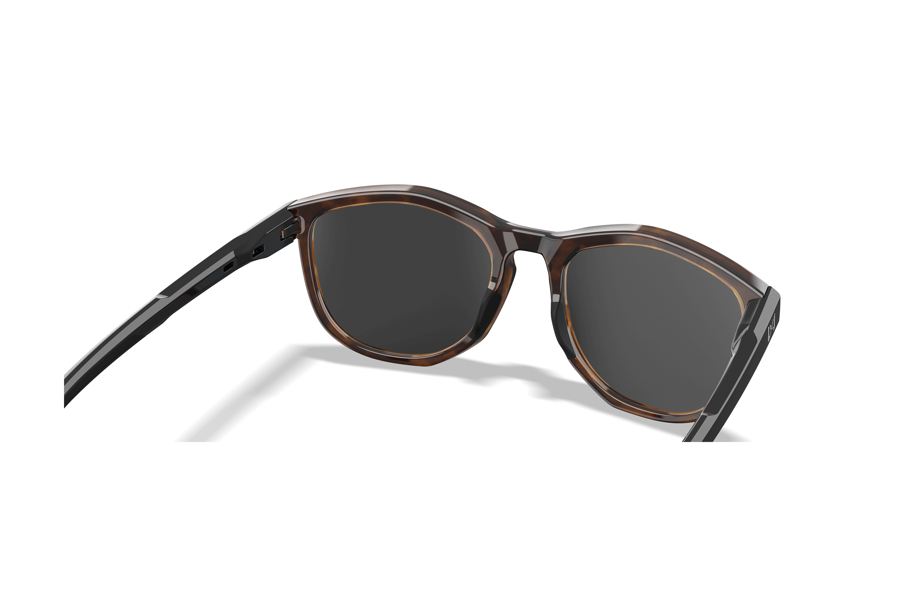 WX Bravo Sunglasses - CAPTIVATE™ Polarized Grey Lenses Tortoise
