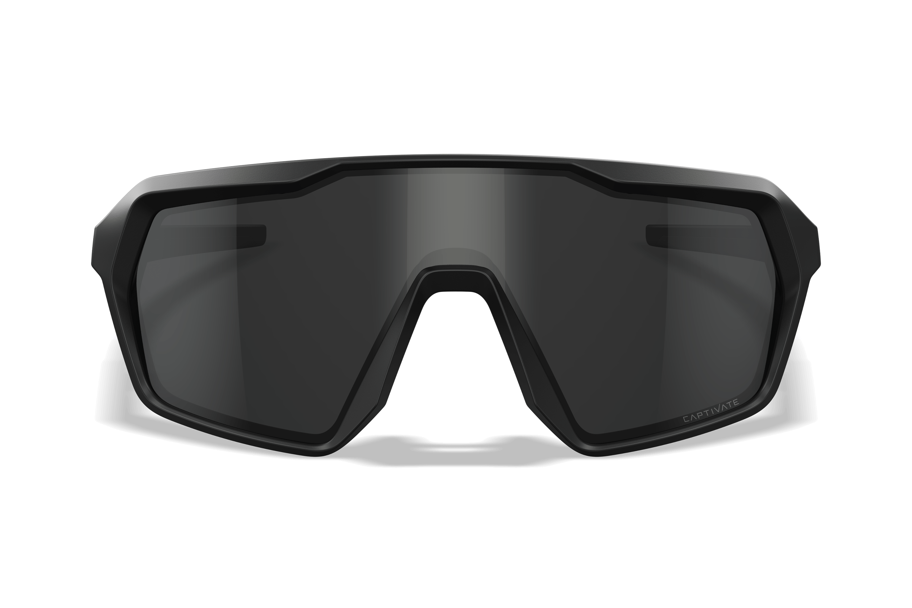 UCA⭐︎ グレー25 WX Citadel Sunglasses - CAPTIVATE™ Grey Clear Lenses Black Frame