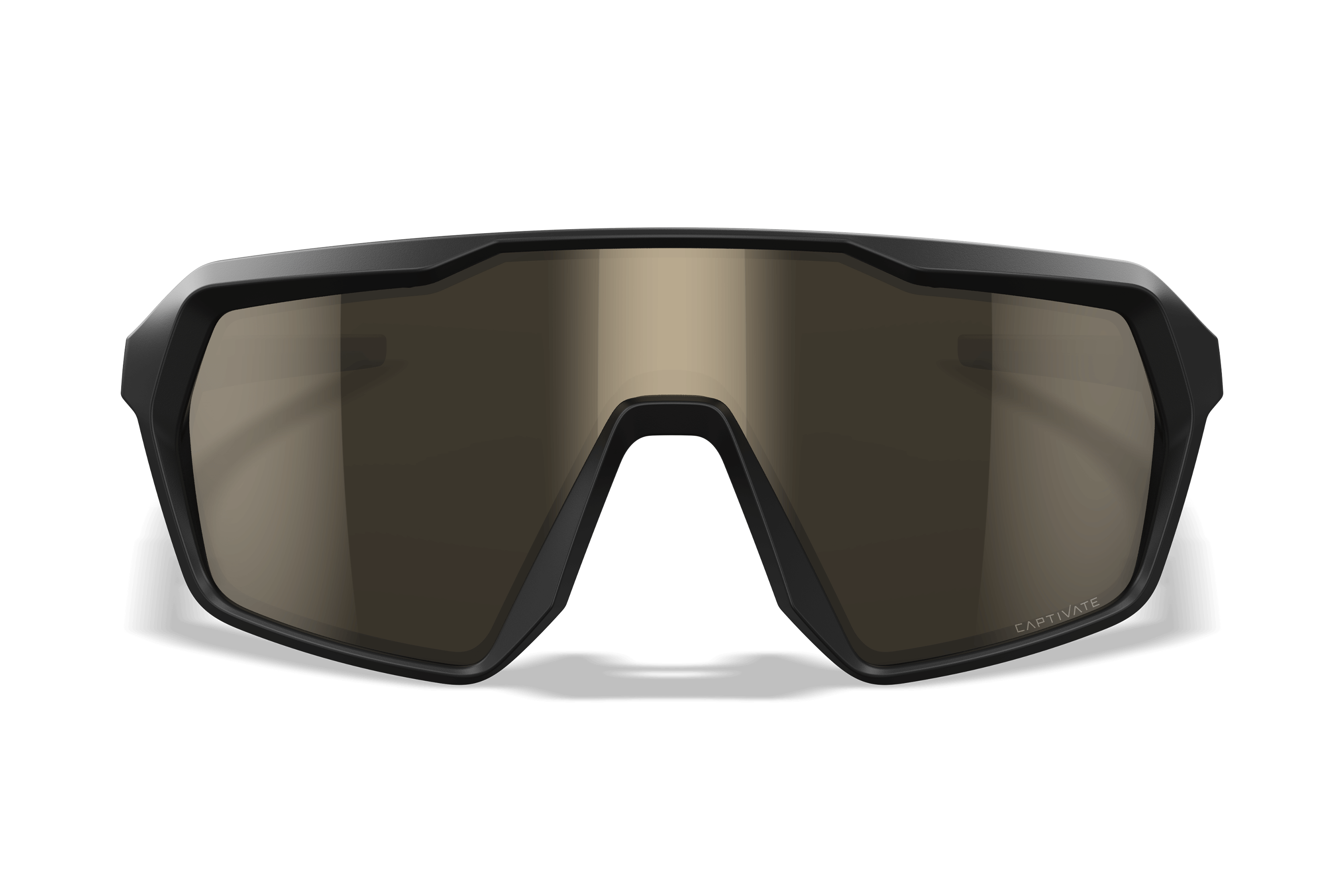 WX Citadel Sunglasses - CAPTIVATE™ Tungsten Mirror Lenses Black