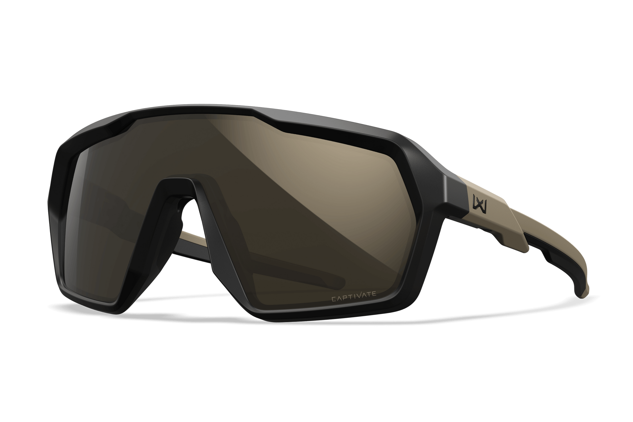 WX Citadel Sunglasses - CAPTIVATE™ Tungsten Mirror Lenses Black WX Citadel Sunglasses - CAPTIVATE™ Tungsten Mirror Lenses Black