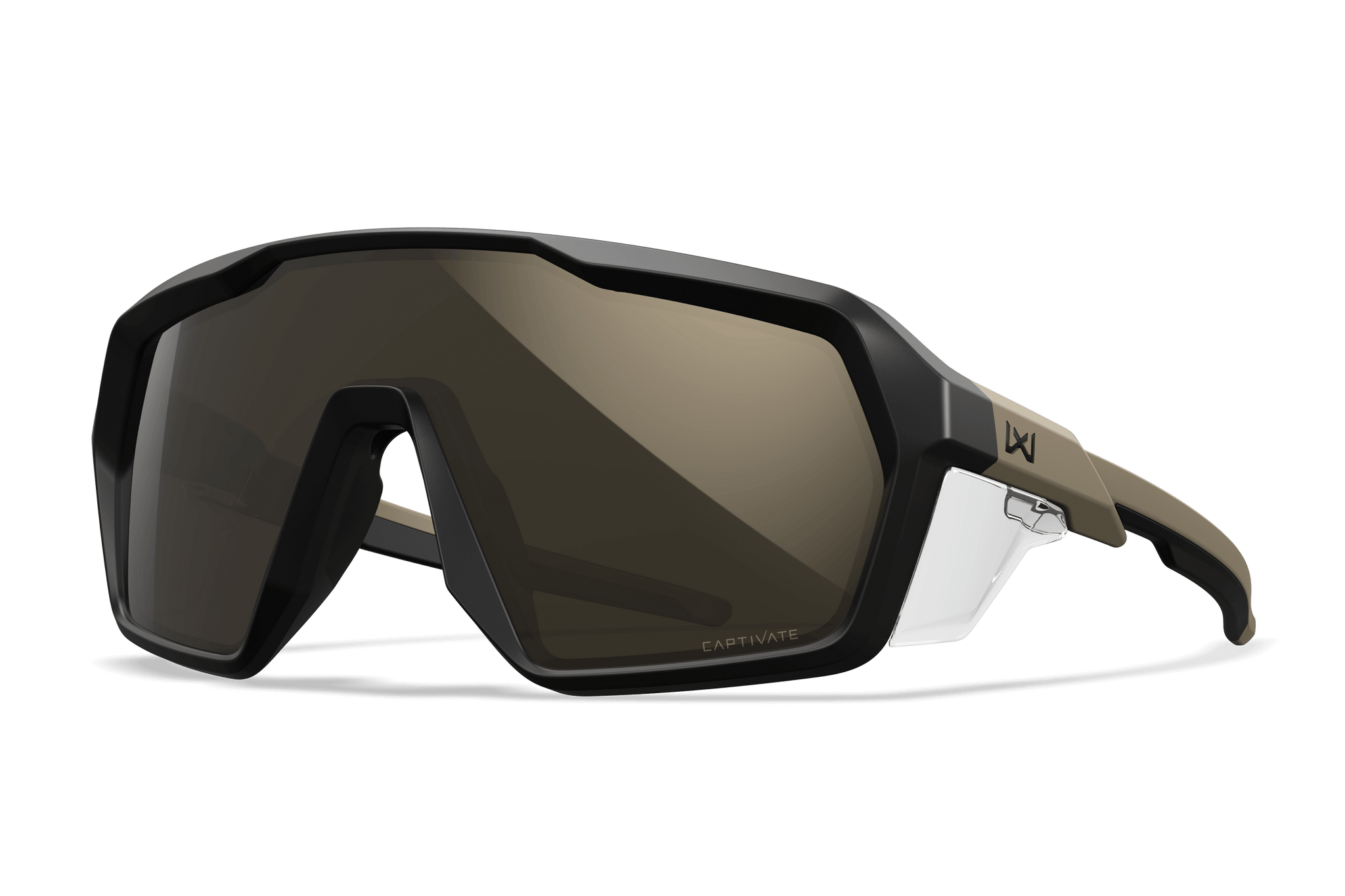WX Citadel Sunglasses - CAPTIVATE™ Tungsten Mirror Lenses Black WX Citadel Sunglasses - CAPTIVATE™ Tungsten Mirror Lenses Black