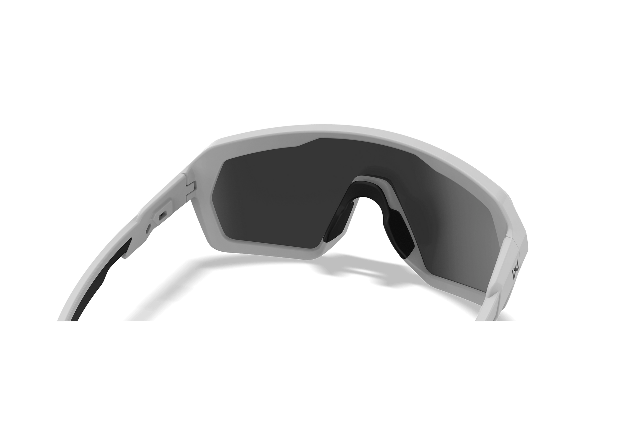 WX Citadel Sunglasses - CAPTIVATE™ Red Mirror Lenses White Frame