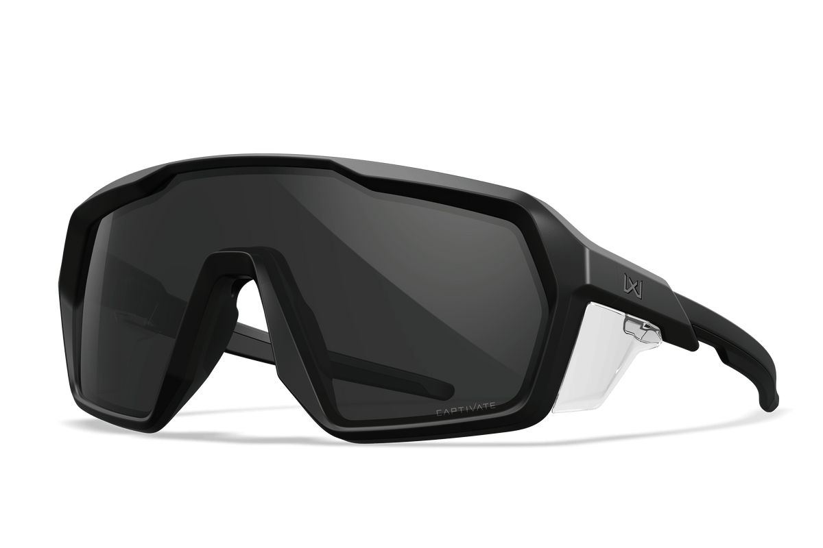 WX Citadel Sunglasses - Grey Clear Rust Lenses Black Frame | Wiley X