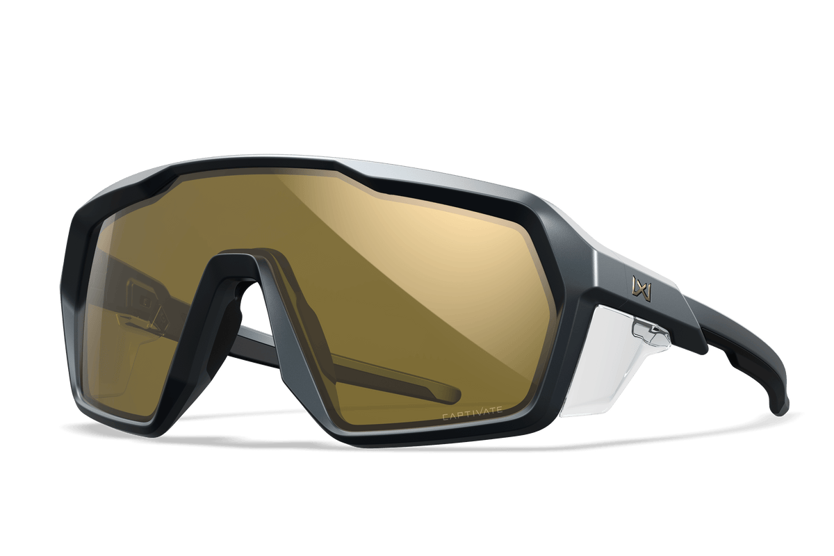 WX Citadel Sunglasses - CAPTIVATE™ Gold Mirror Lenses Grey Frame WX Citadel Sunglasses - CAPTIVATE™ Gold Mirror Lenses Grey Frame