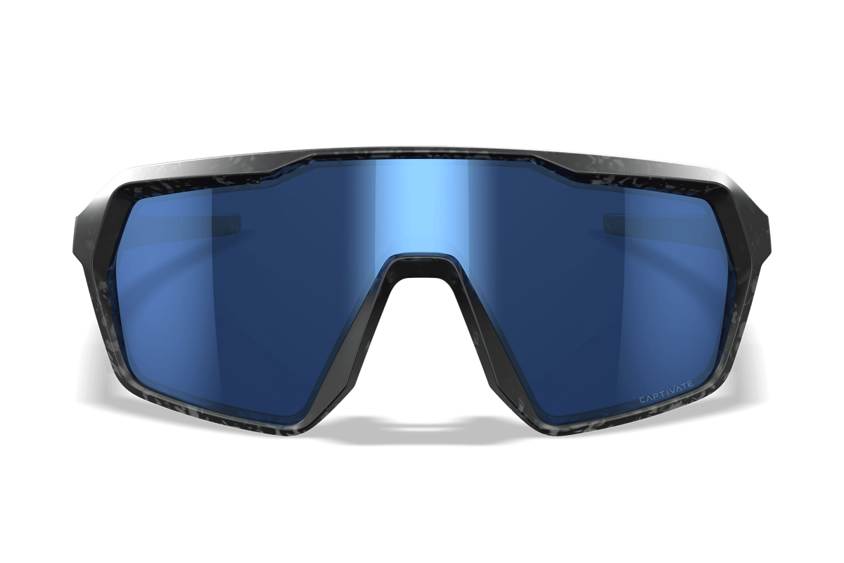 WX Citadel Sunglasses - CAPTIVATE™ Blue Lenses Tortoise Frame