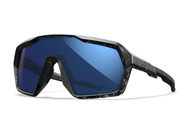 WX Citadel Sunglasses - CAPTIVATE™ Blue Lenses Tortoise Frame