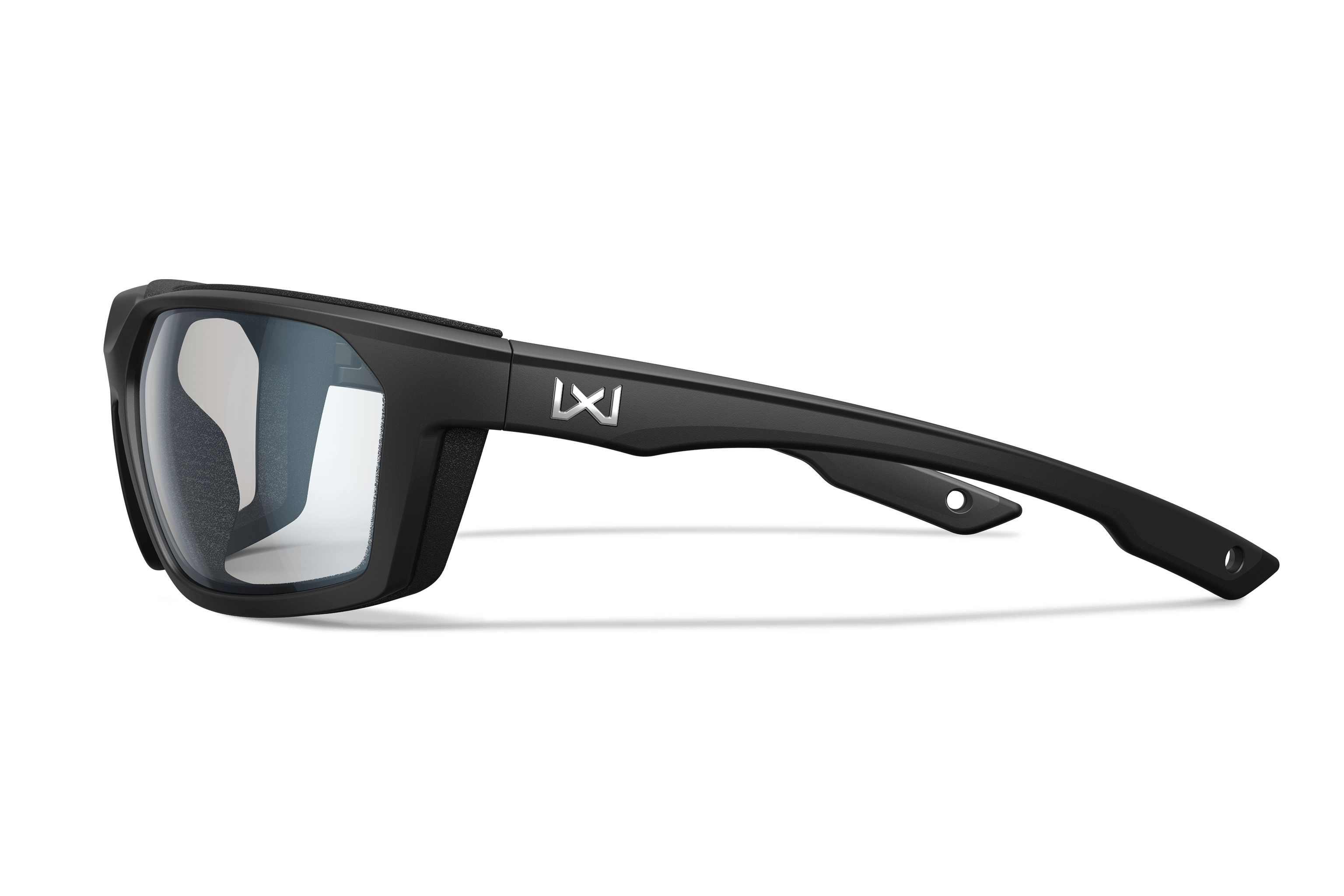 WX Defend Sunglasses - Clear Lenses Black Frame | Wiley X