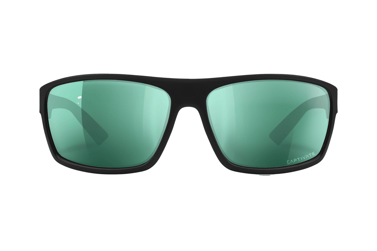 WX Peak Sunglasses - CAPTIVATE™ Polarized Green Mirror Lenses