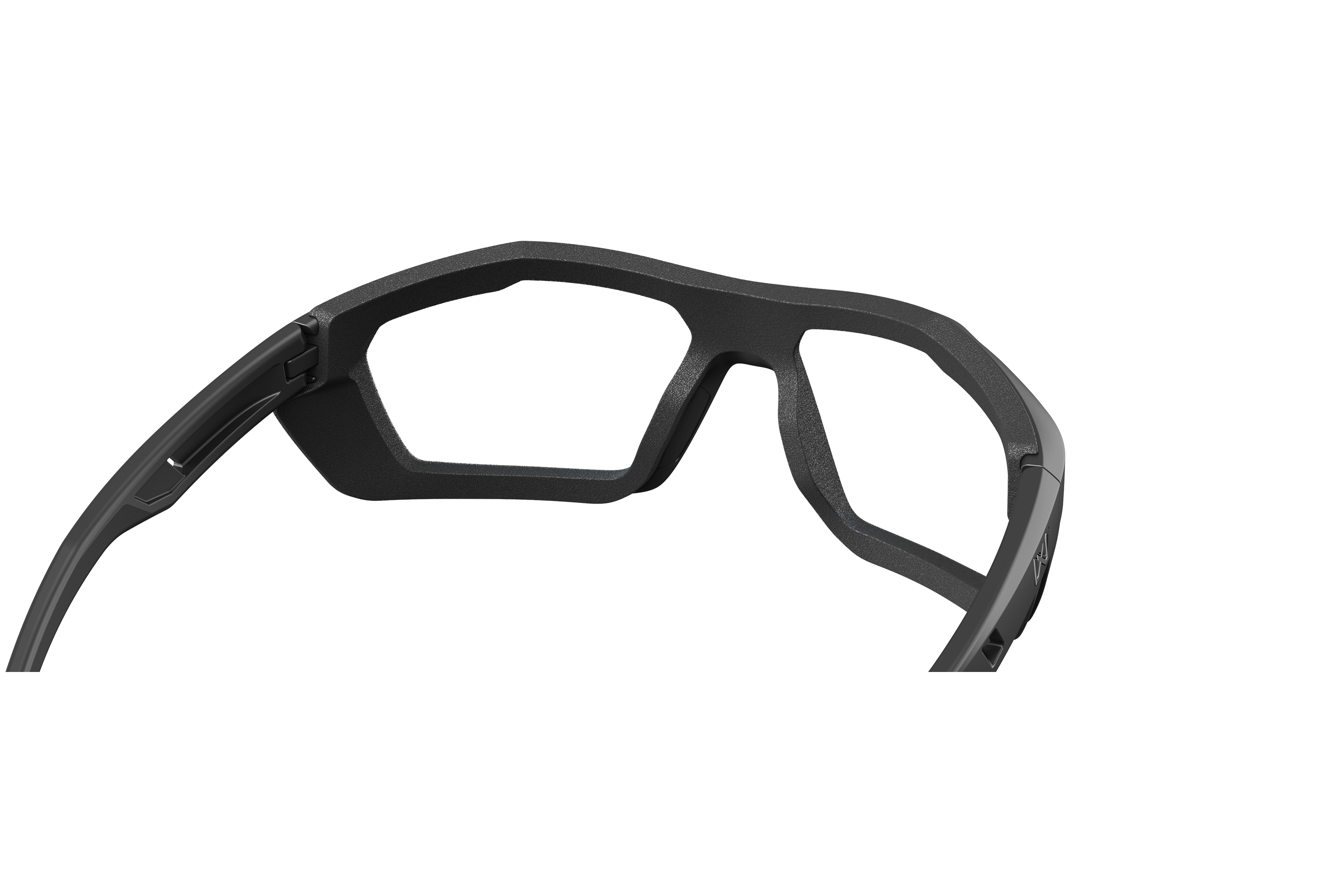 WX Shield Sunglasses - Clear Lenses Black Frame | Wiley X