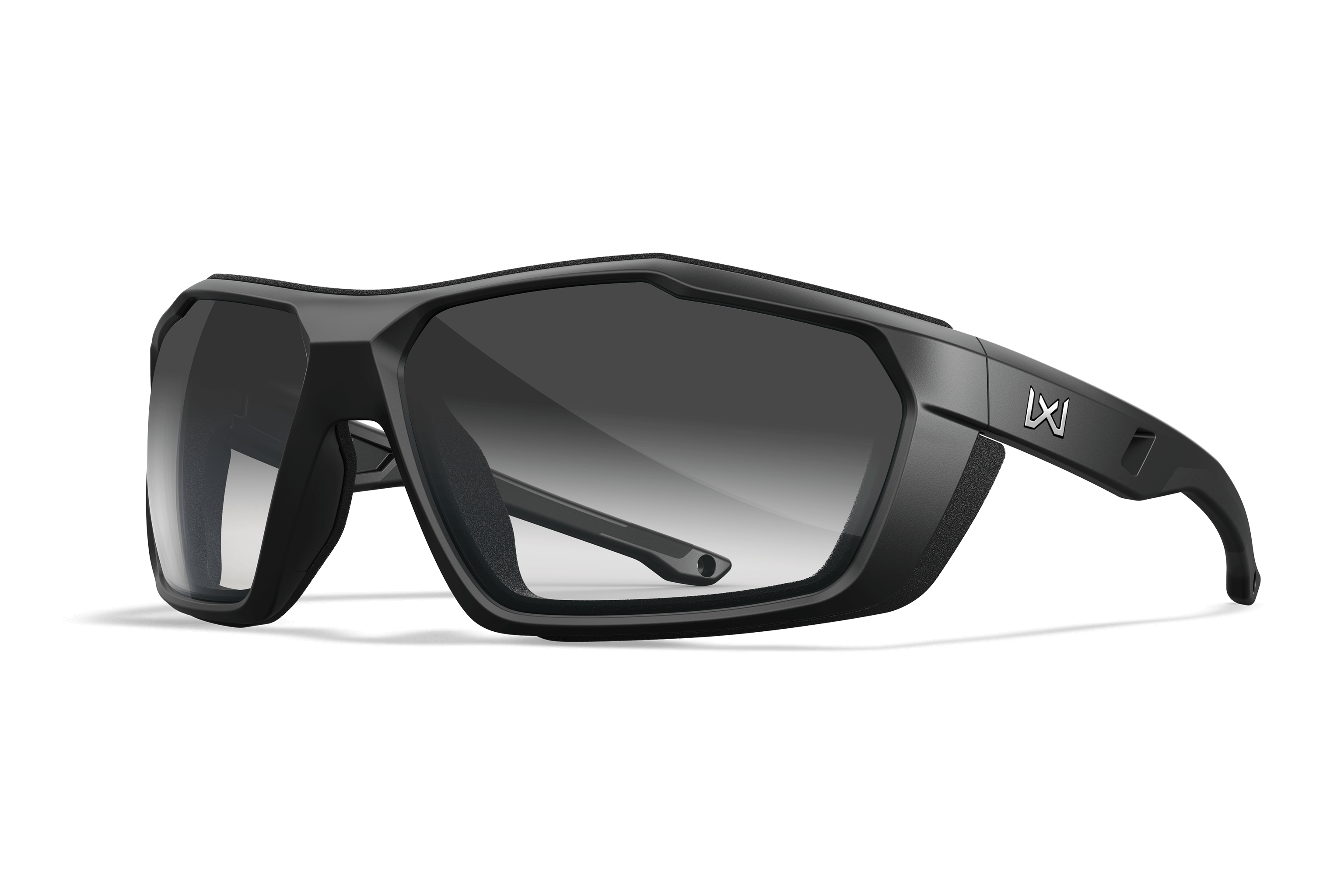 OBJ WATER X ve. チタンフレーム WX Shield Sunglasses - Grey Lenses Black Frame | Wiley X