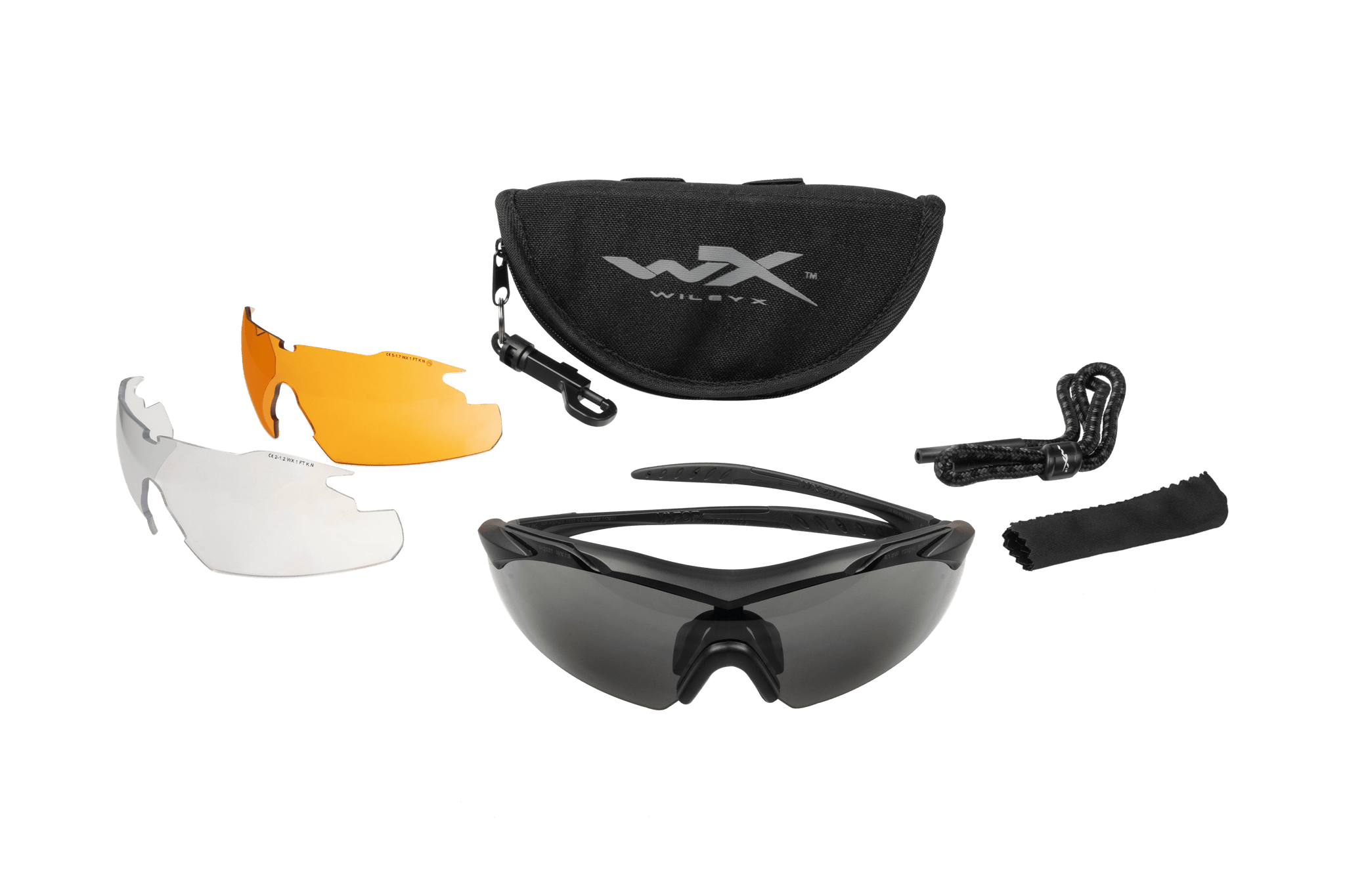 WX Vapor Sunglasses - Smoke Grey / Clear / Light Rust Lenses | Wiley X WX Vapor Sunglasses - Smoke Grey / Clear / Light Rust Lenses | Wiley X