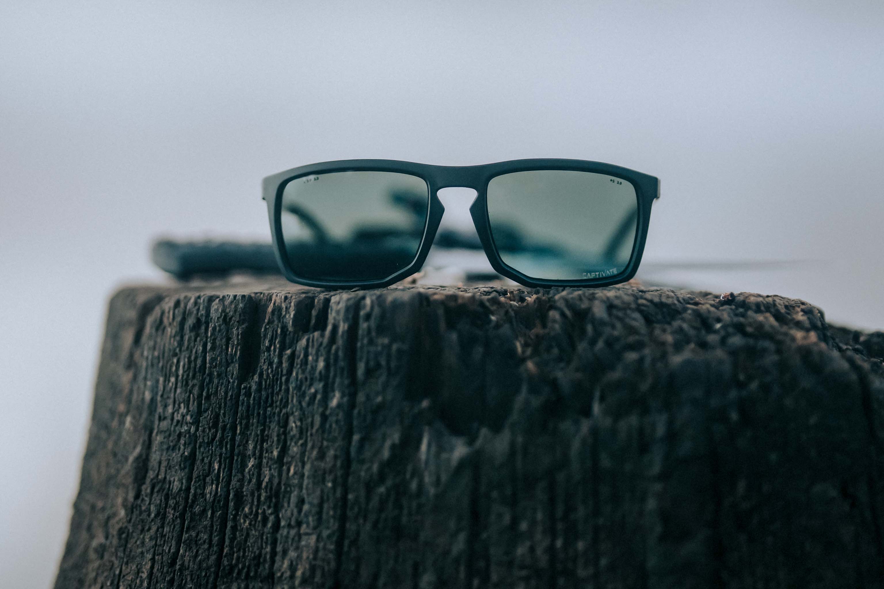 WX Axe Sunglasses - CAPTIVATE™ Polarized Tungsten Mirror Lenses