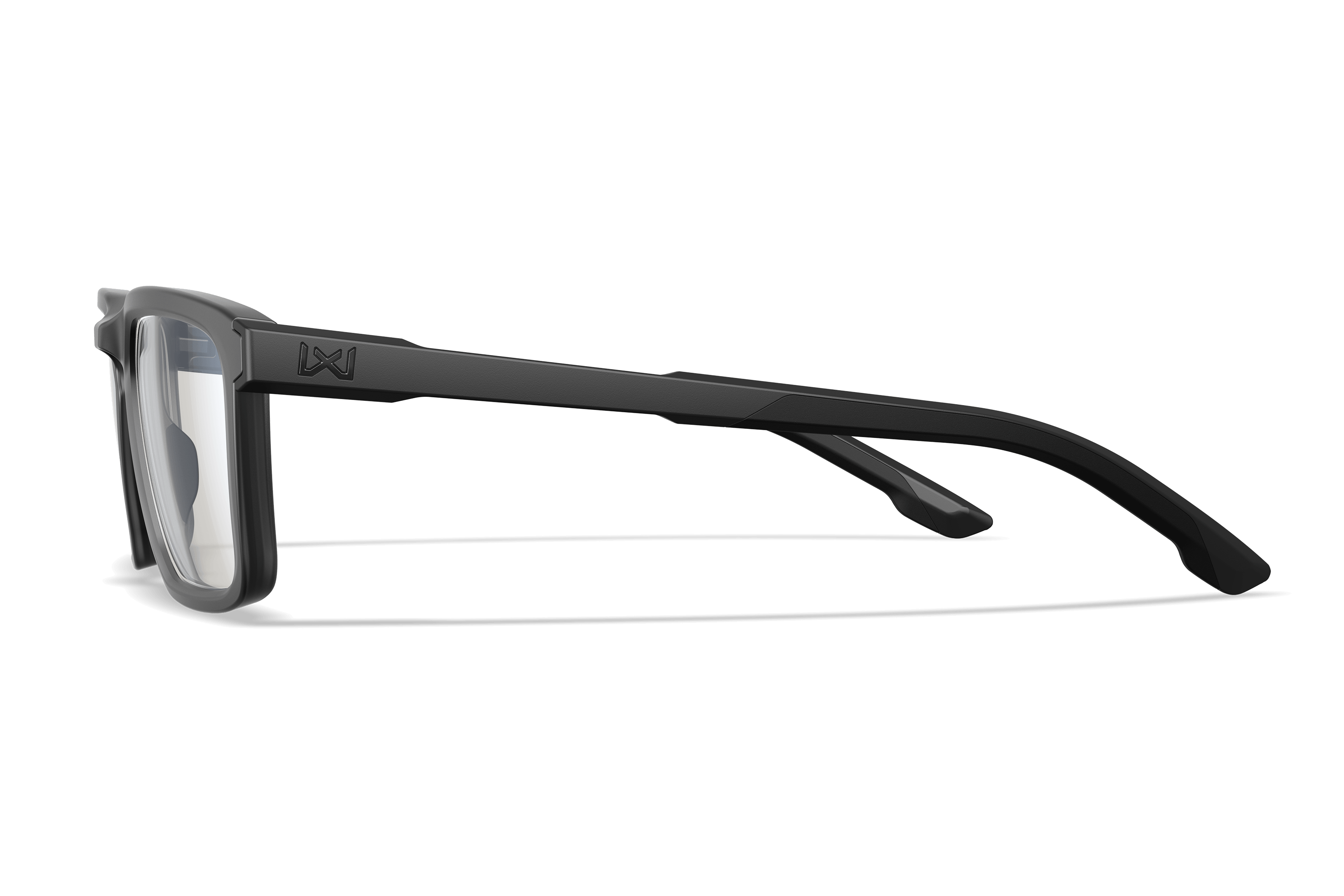 WX Zulu - Translucent Matte Black Frame with Matte Black Temples