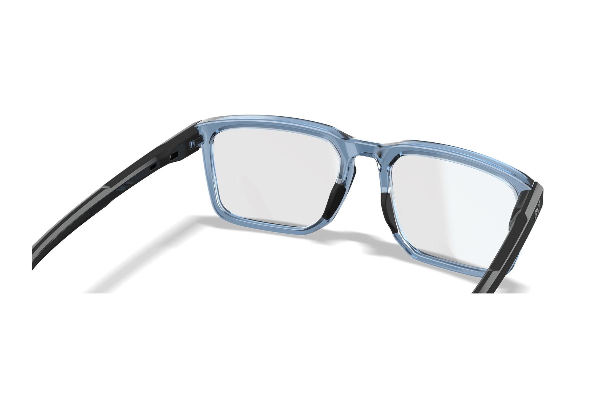 uaql3e WX Zulu - Crystal Light Blue with Gloss Black Temples | Wiley X