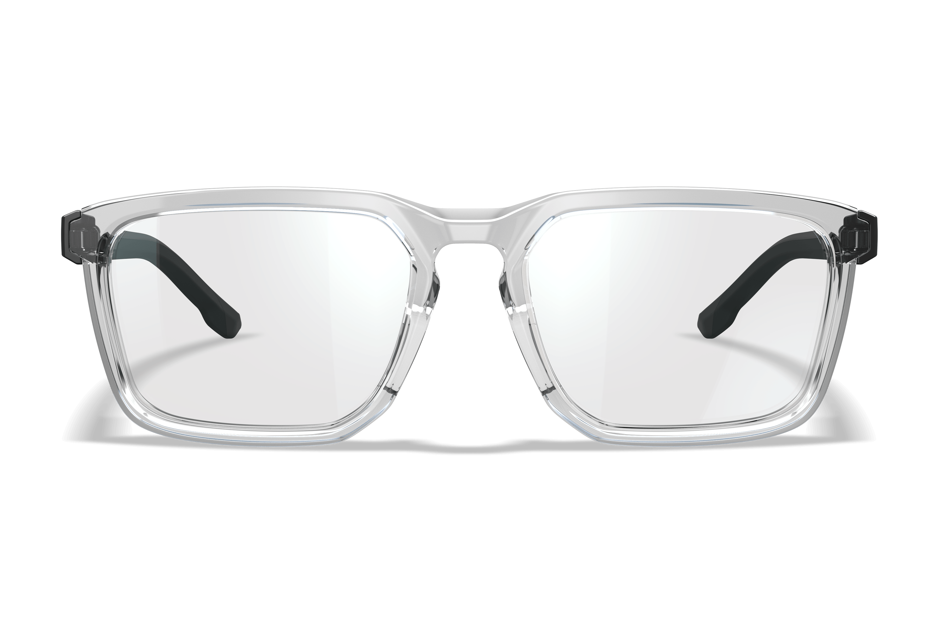 WX Zulu - Gloss Crystal Clear with Gloss Black Temples | Wiley X WX Zulu - Gloss Crystal Clear with Gloss Black Temples | Wiley X