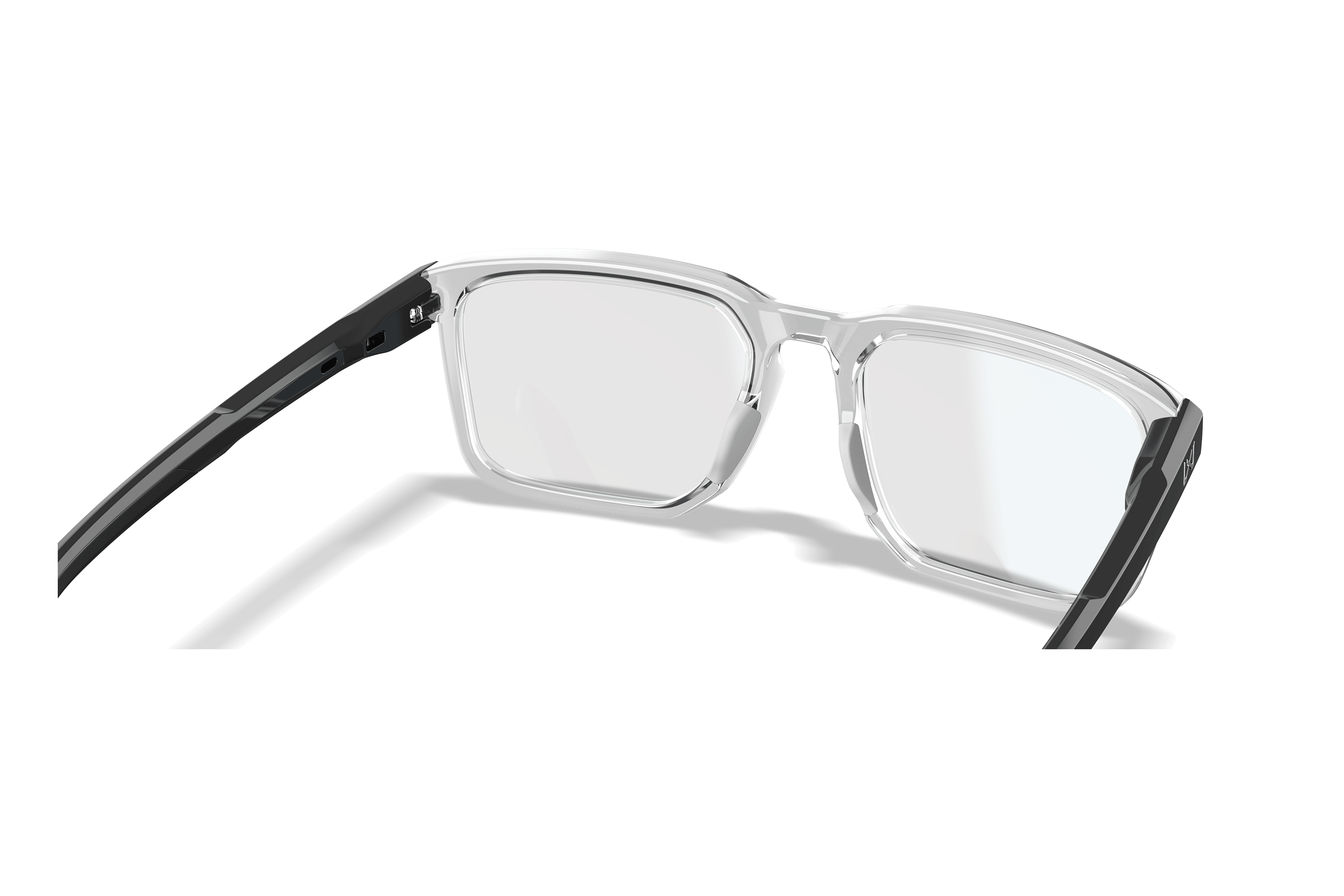 WX Zulu - Gloss Crystal Clear with Gloss Black Temples | Wiley X WX Zulu - Gloss Crystal Clear with Gloss Black Temples | Wiley X