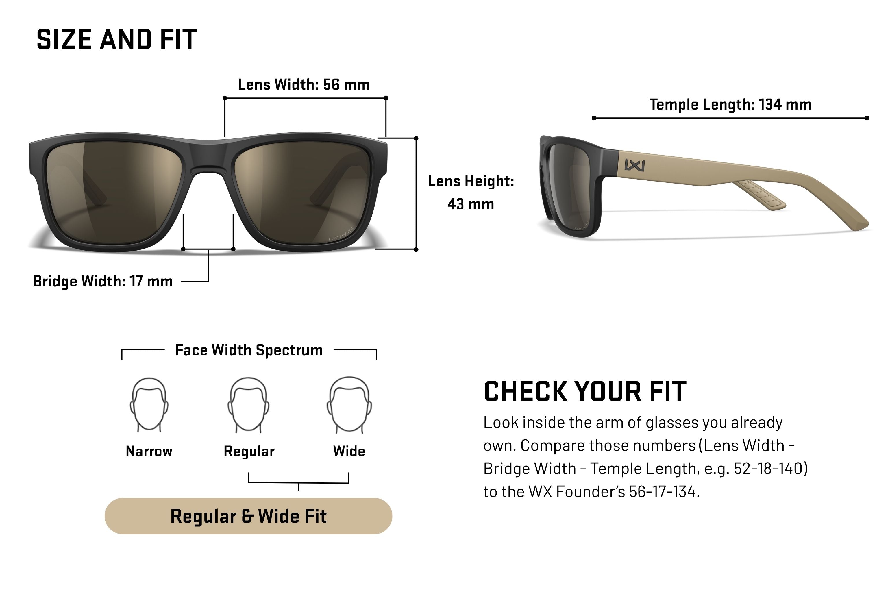 WX Founder Sunglasses - CAPTIVATE™ Polarized Blue Mirror Lenses