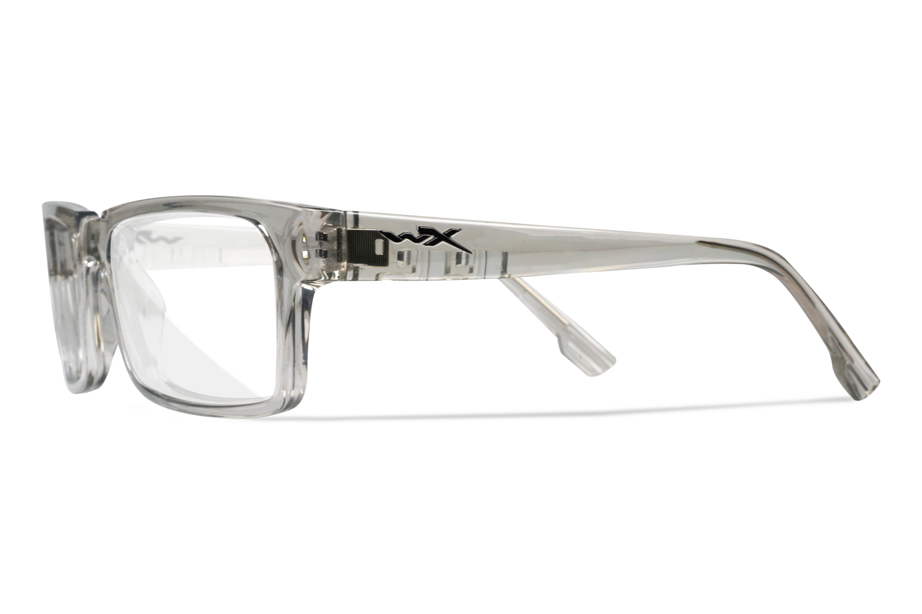 WX Profile Eyeglasses - Gloss Crystal Light Grey Frame | Wiley X