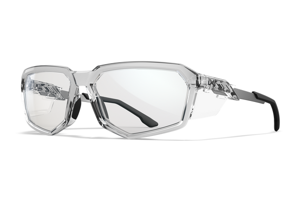 CLANE×BLANC SUNGLASSES White Limo Cat Eye Sunglasses - Gloss White Frame with Smoke