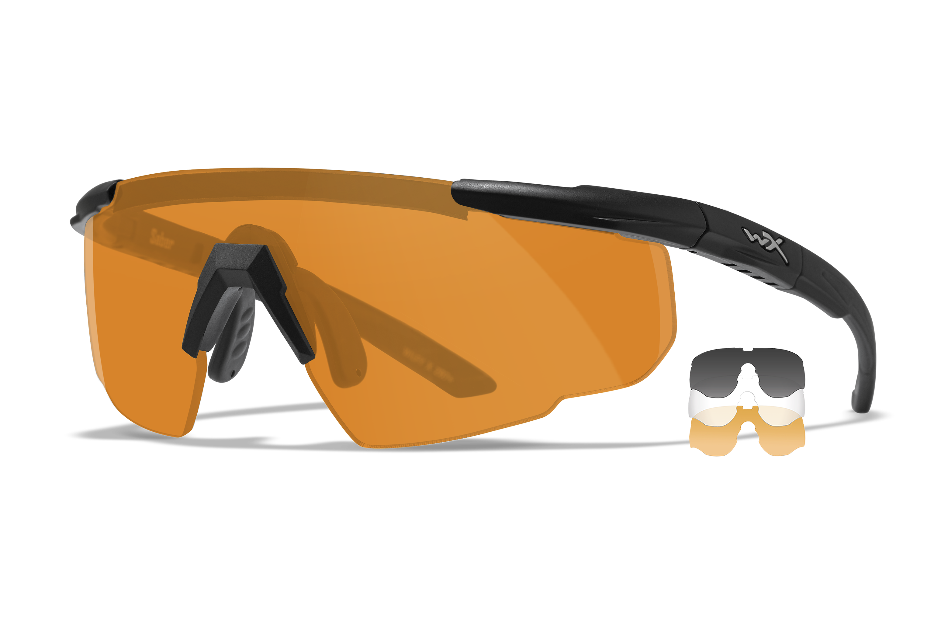 【美品】WILEY X SABER ADVANCED ゴーグル Saber Advanced - Smoke Grey / Clear Lenses | Wiley X