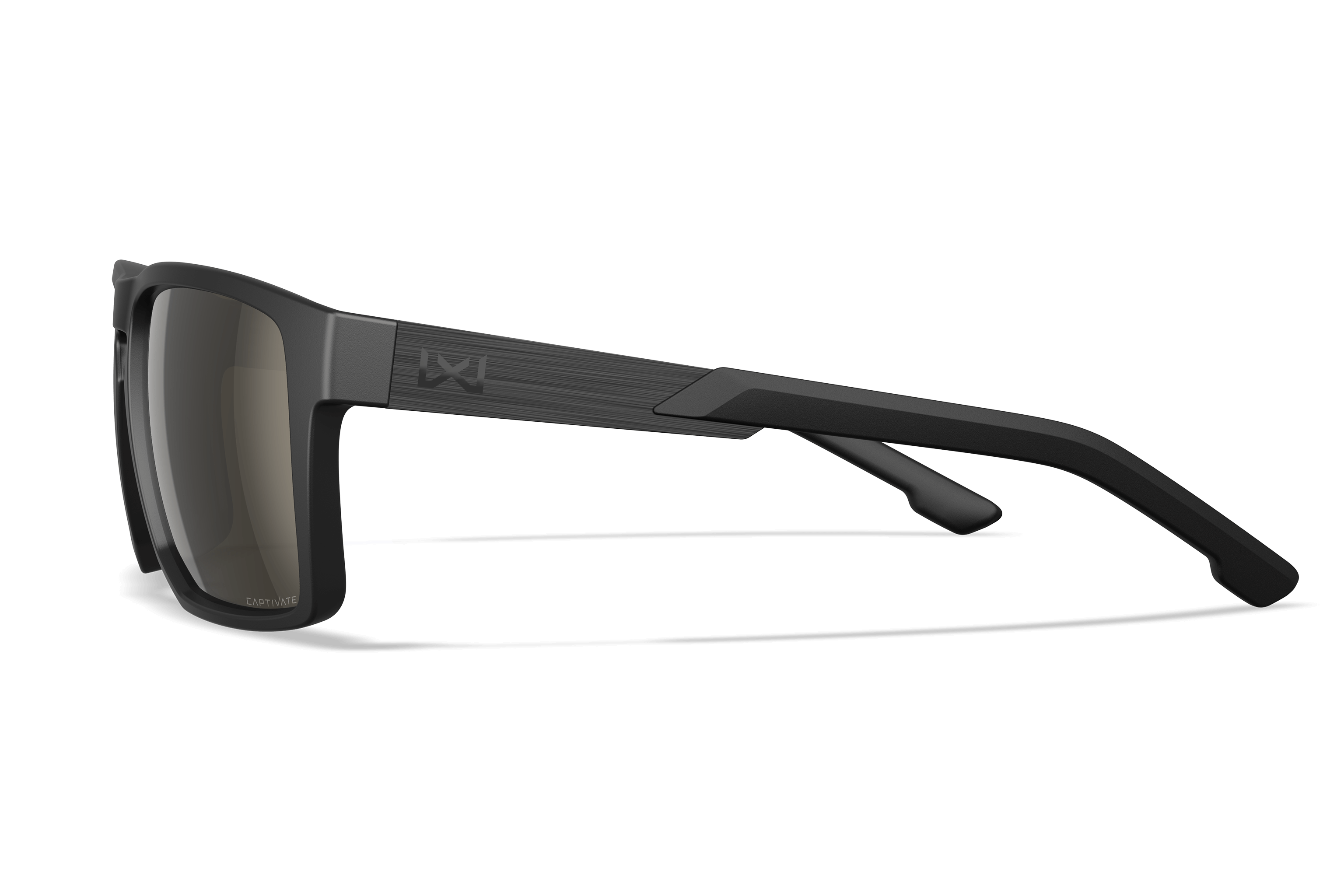 WXα WX Apex Sunglasses - CAPTIVATE™ Polarized Tungsten Mirror Lenses
