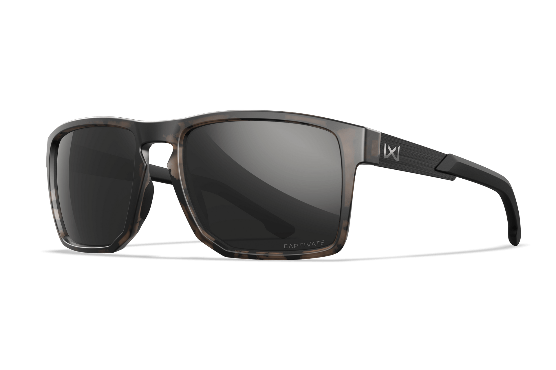 WX Apex Sunglasses - CAPTIVATE™ Polarized Black Mirror Lenses WX Apex Sunglasses - CAPTIVATE™ Polarized Black Mirror Lenses