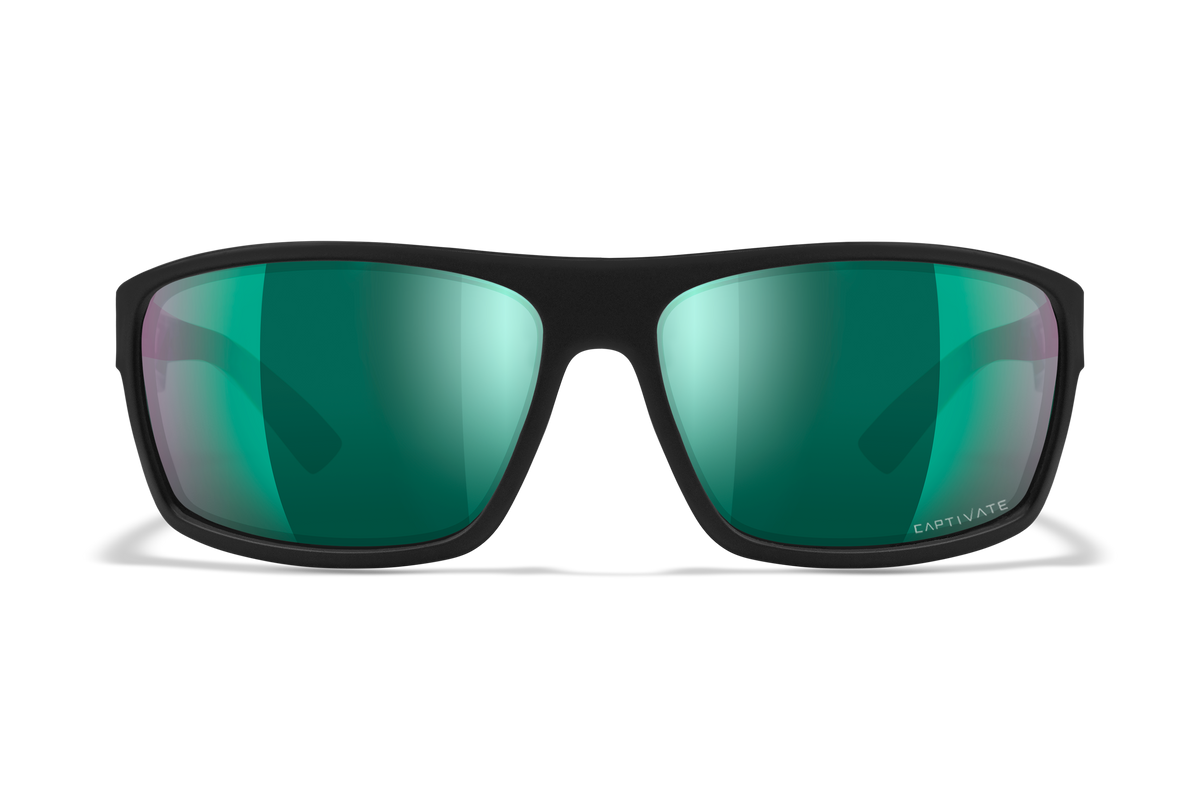 WX Peak Sunglasses - CAPTIVATE™ Polarized Green Mirror  display picture 1