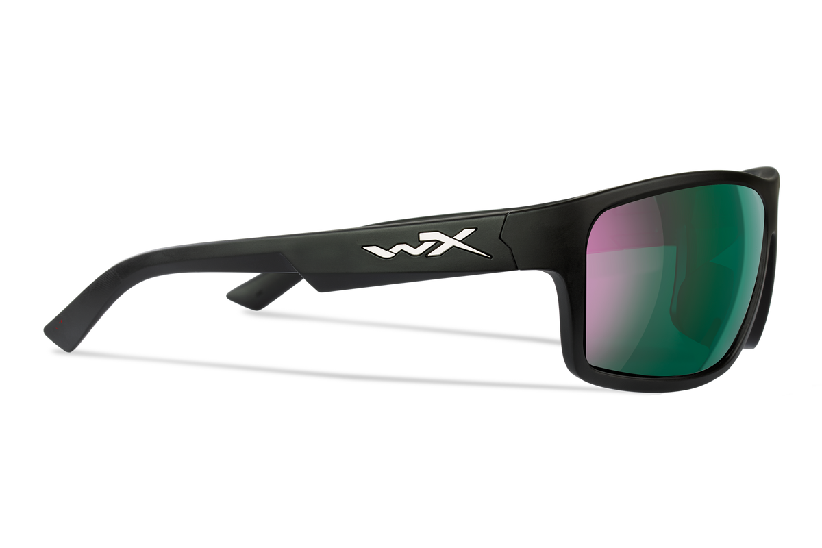 WX Peak Sunglasses - CAPTIVATE™ Polarized Green Mirror Lenses