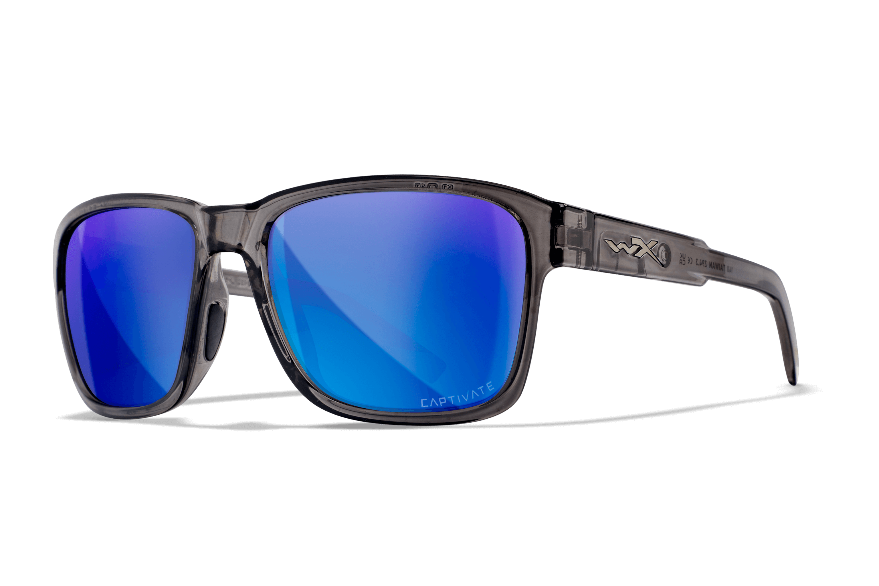 GLAY TERU ピック　AMEX WX Trek Sunglasses - CAPTIVATE™ Polarized Blue Mirror Lenses