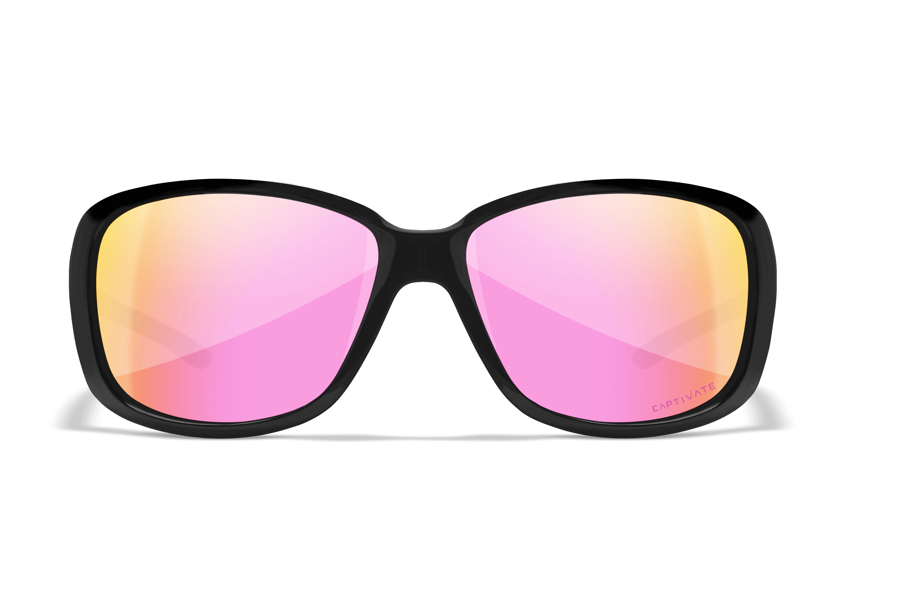 WX Affinity Sunglasses - CAPTIVATE™ Polarized Rose Gold Mirror