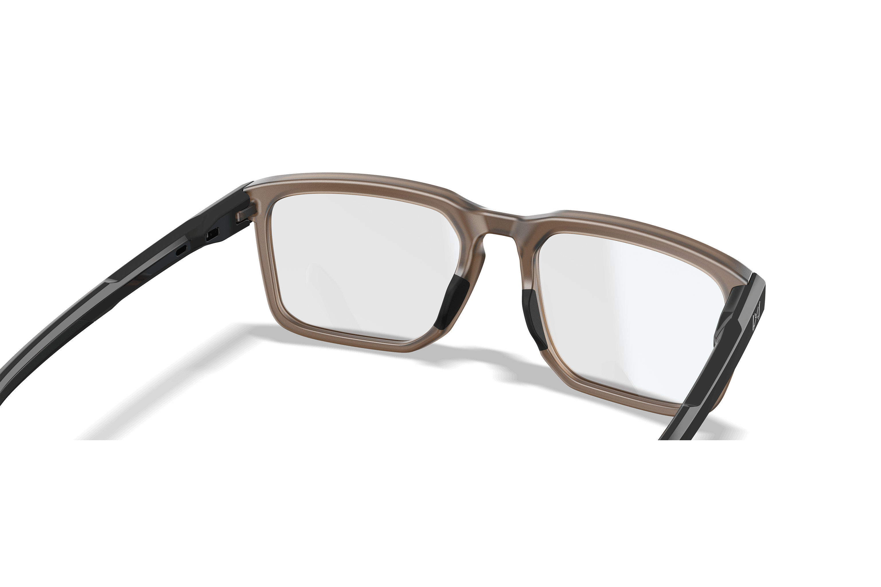 w.ziwei WX Zulu - Frosted Tan Frame with Gloss Black Temples | Wiley X