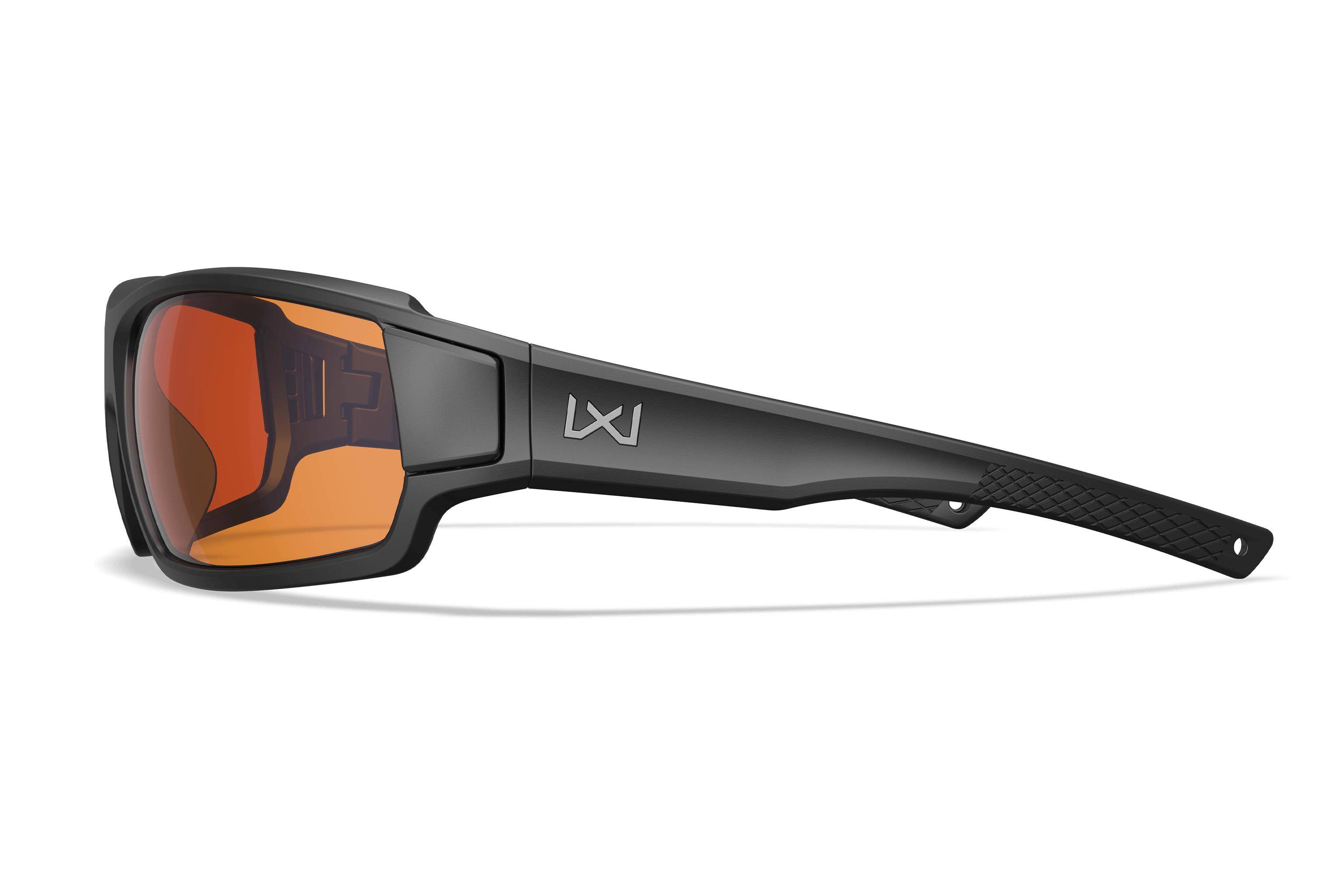 WX Breach 2.5 XL Sunglasses - Grey/Clear/Rust Lenses - Matte Black