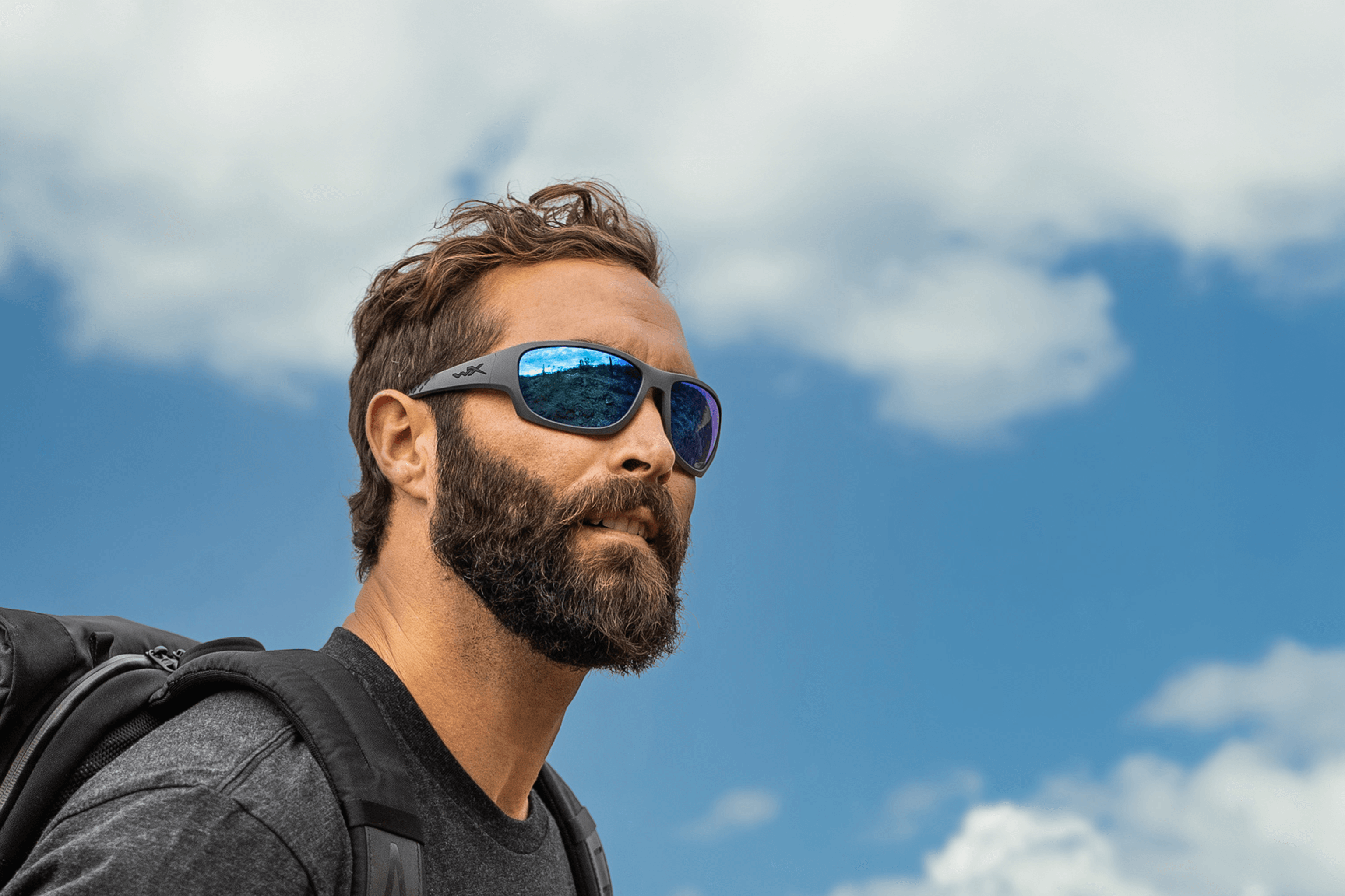 WX Climb Sunglasses - CAPTIVATE™ Polarized Blue Mirror