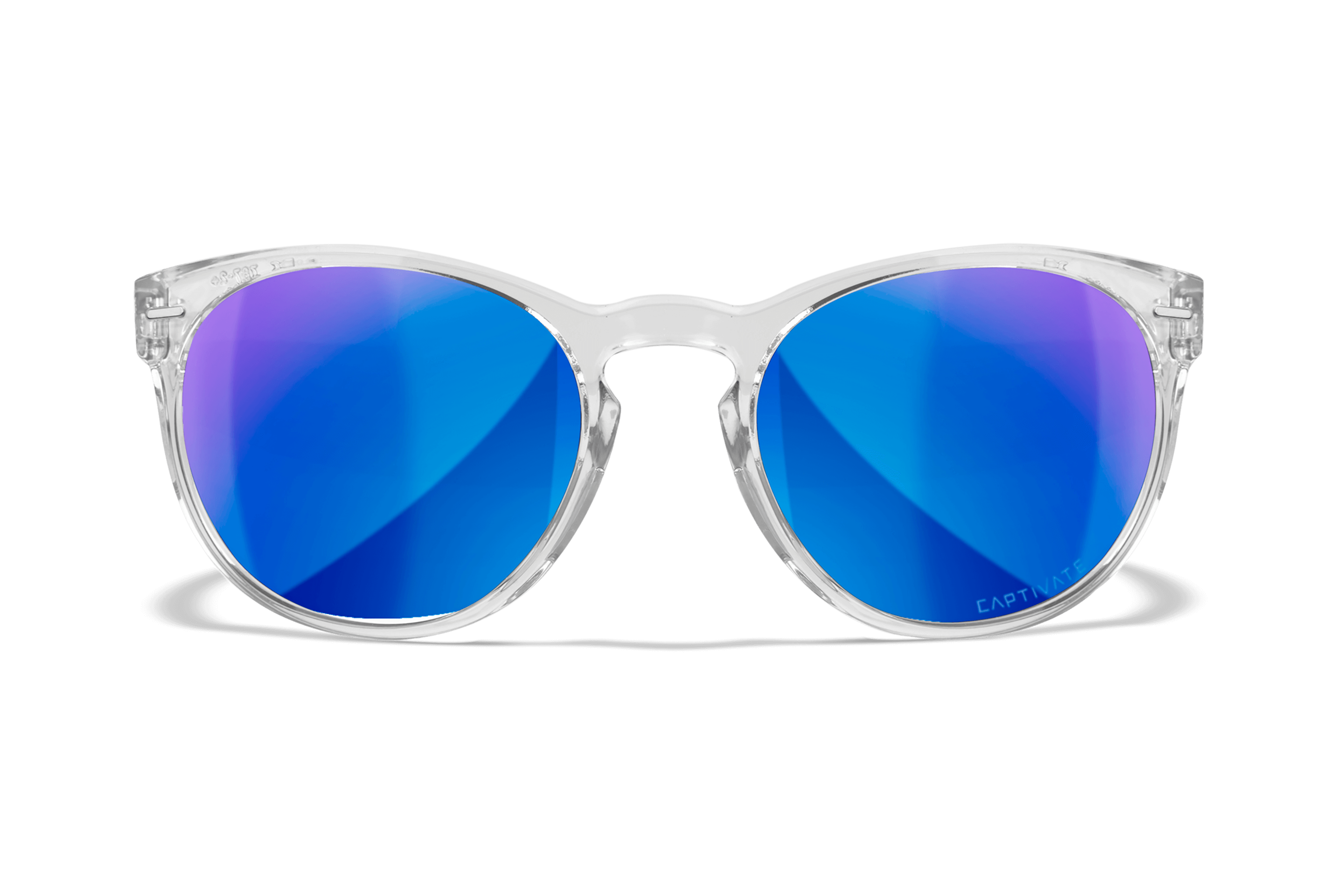 WX Covert Sunglasses - Captivate Polarized Blue Mirror Lenses